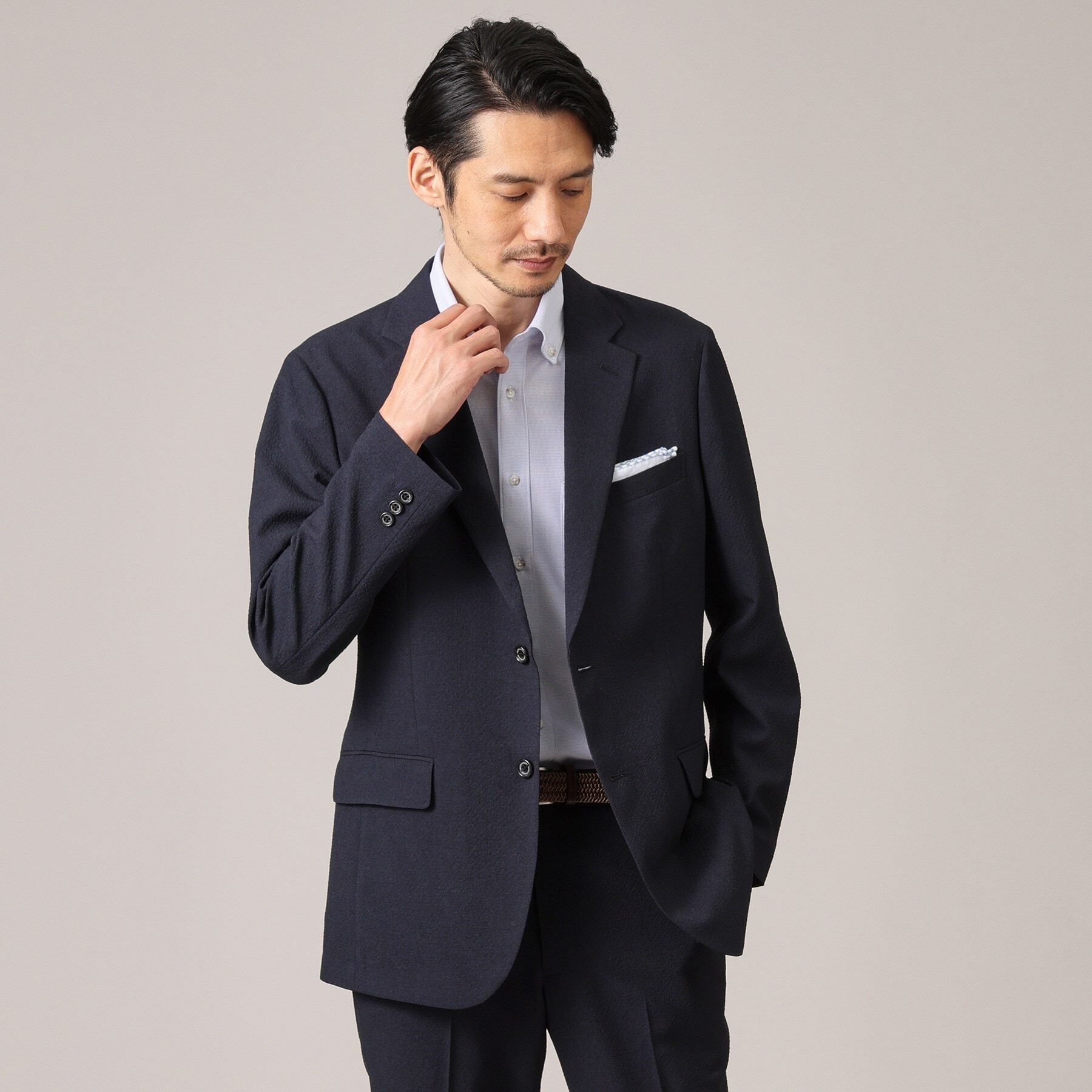 TAKEO KIKUCHI「【オンライン／一部店舗限定】TRABEST（R）（トラベスト）サッカー ジャケット」|テーラードジャケット|