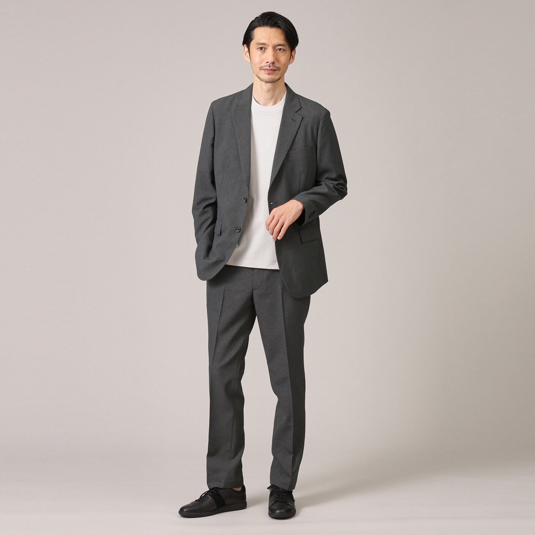 TAKEO KIKUCHI「【オンライン／一部店舗限定】TRABEST（R）（トラベスト）サッカー ジャケット」|テーラードジャケット|