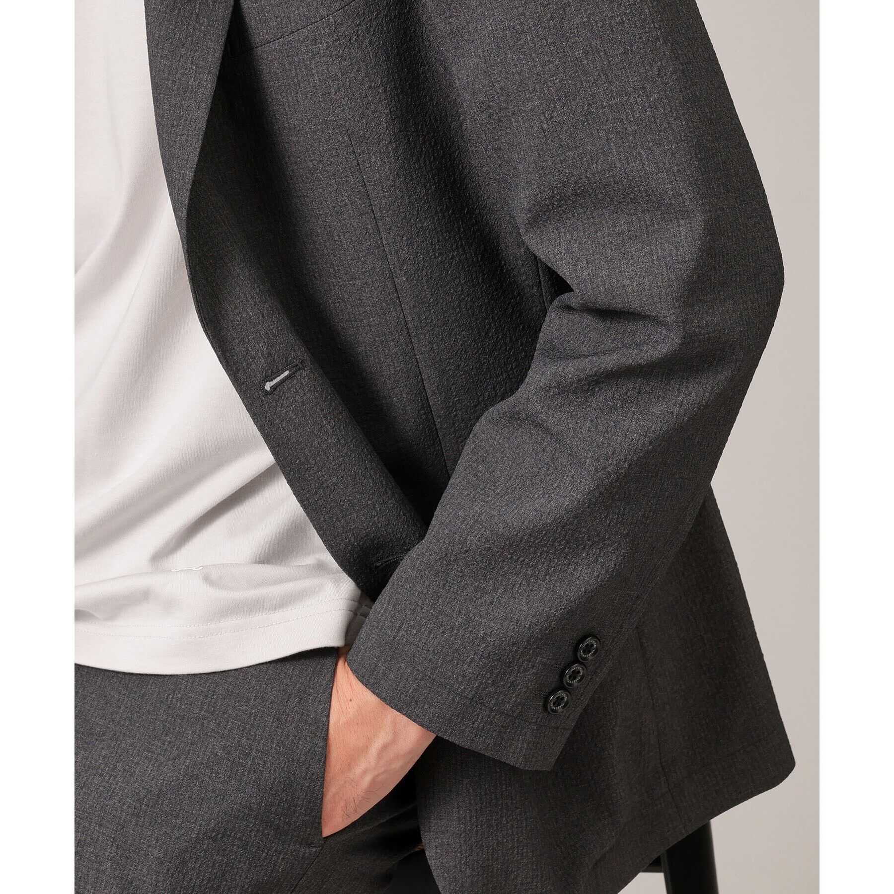 TAKEO KIKUCHI「【オンライン／一部店舗限定】TRABEST（R）（トラベスト）サッカー ジャケット」|テーラードジャケット|