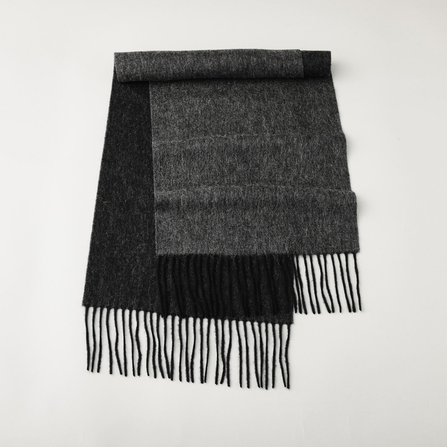 TAKEO KIKUCHI「【ラッピング巾着セット】カシミヤブレンド リバーシブルマフラー」|ストール|