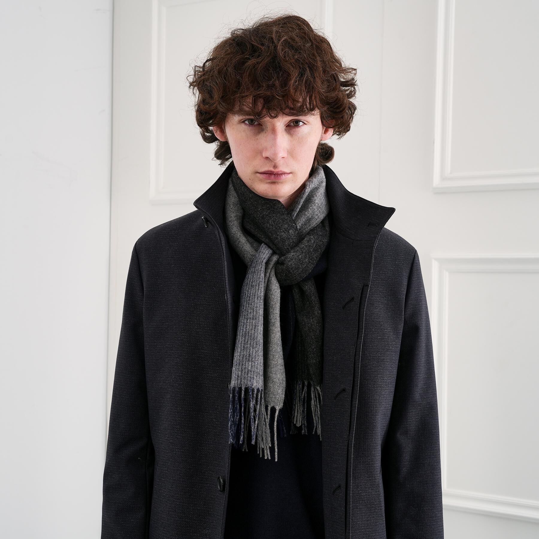 TAKEO KIKUCHI「【洗えるウールカシミヤ】 グラデーションマフラー」|ストール|