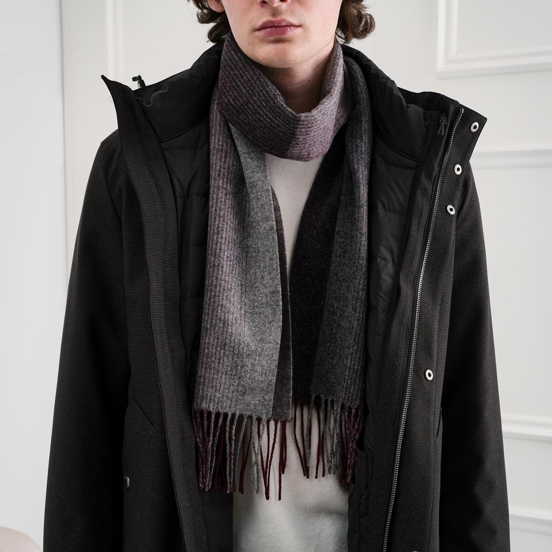 TAKEO KIKUCHI「【洗えるウールカシミヤ】 グラデーションマフラー」|ストール|