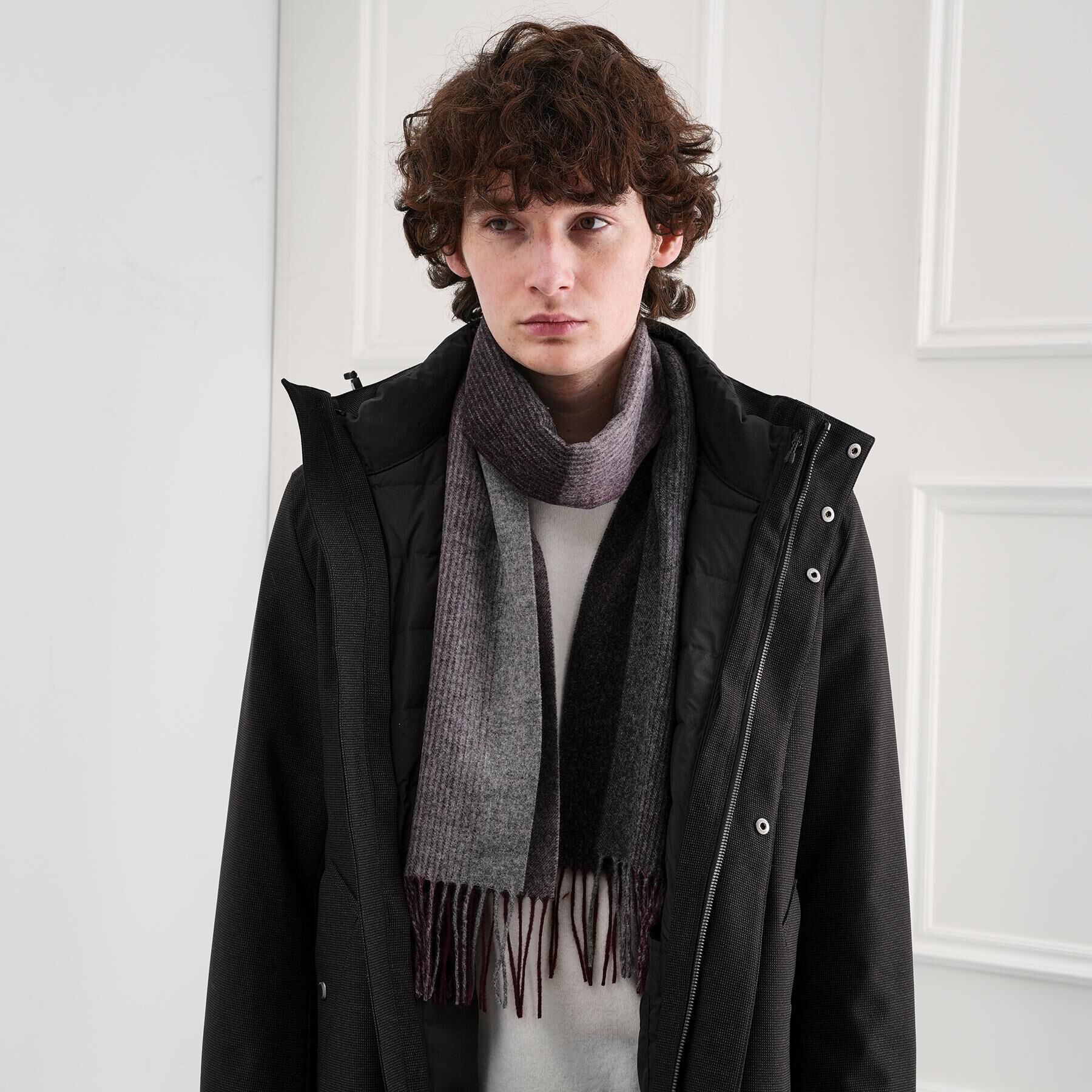 TAKEO KIKUCHI「【洗えるウールカシミヤ】 グラデーションマフラー」|ストール|