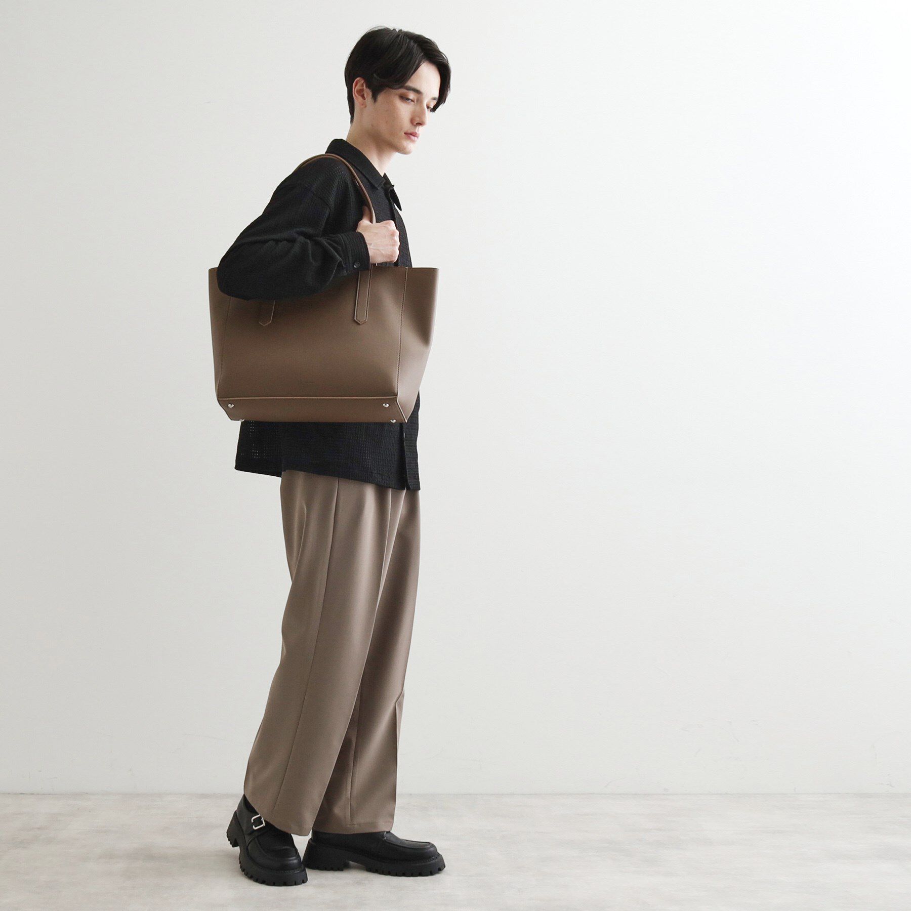 tk.TAKEO KIKUCHI「【A4サイズOK】バーティカルトート」|トートバッグ|