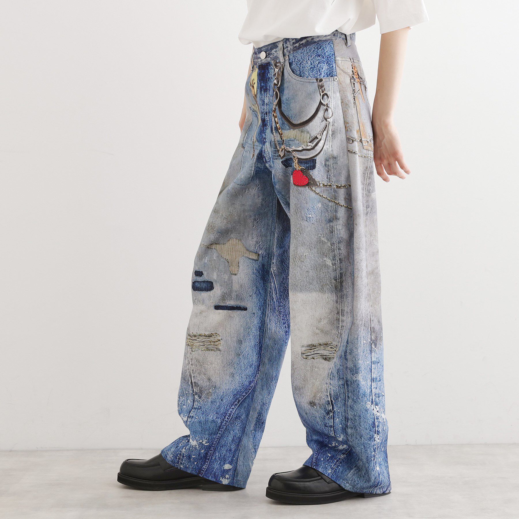 tk.TAKEO KIKUCHI「グラフィティデニム」|デニム|