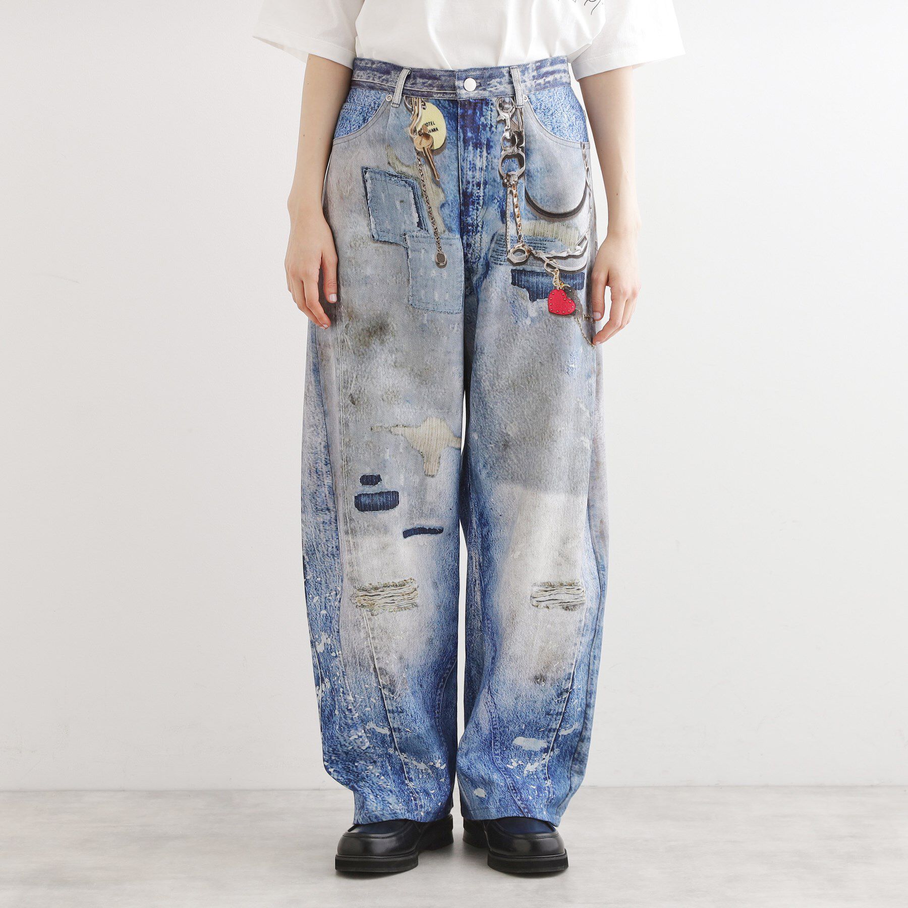 tk.TAKEO KIKUCHI「グラフィティデニム」|デニム|