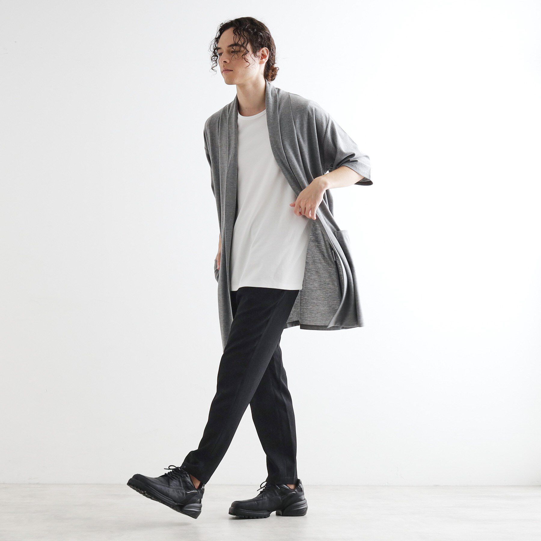 tk.TAKEO KIKUCHI「ショールロングコーディガン」|カーディガン|