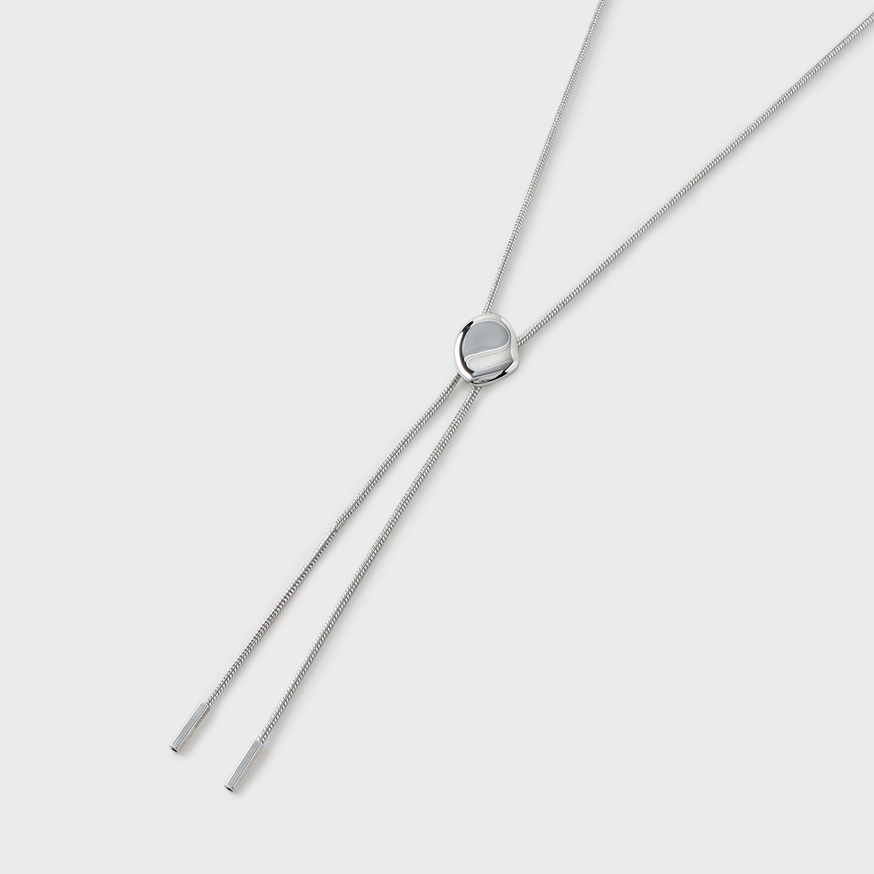 tk.TAKEO KIKUCHI「メタルループタイネックレス」|ネックレス|シルバー(006)