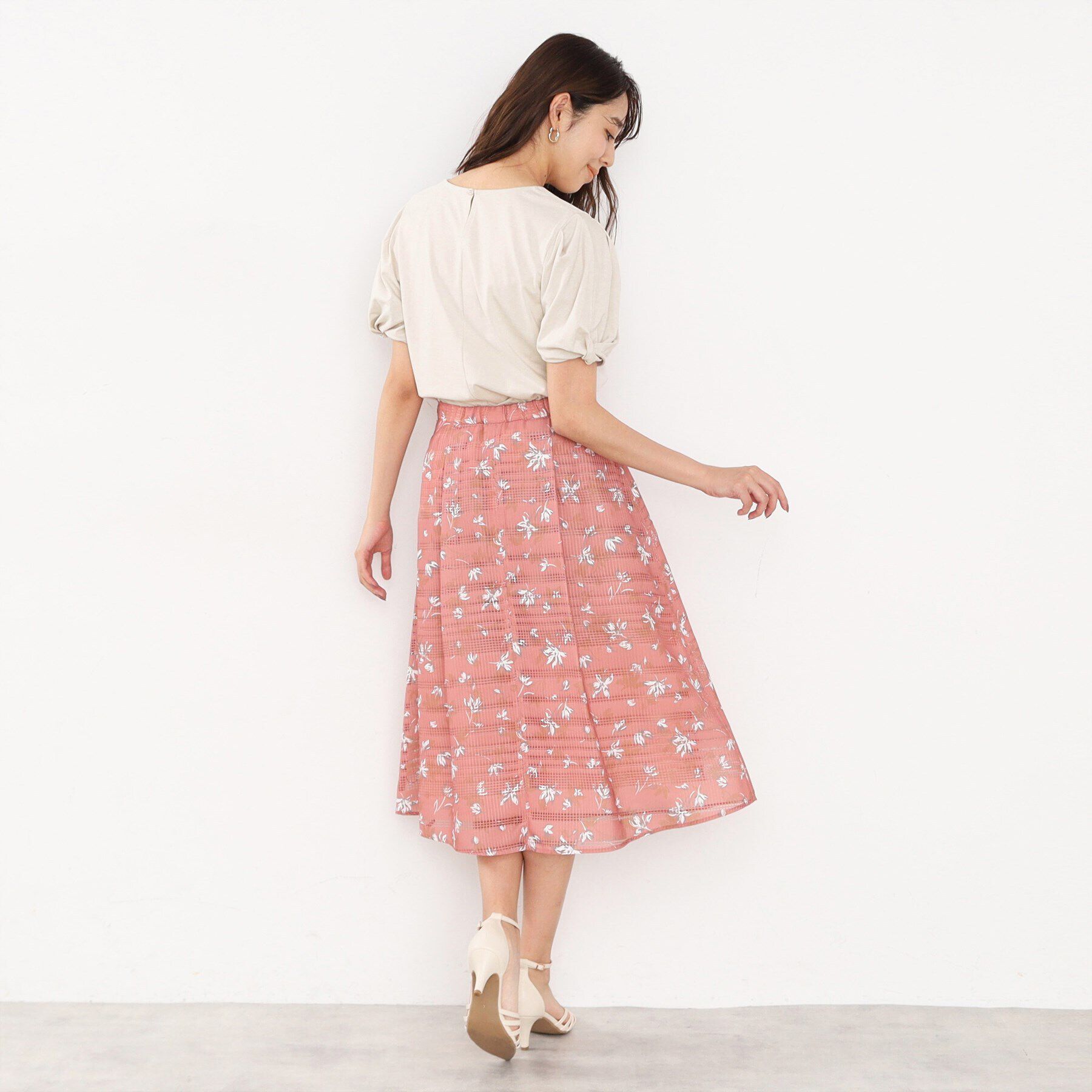 index「UV　ツイストスリーブカットソー【洗濯機洗い可/UVケア】」|Tシャツ・カットソー|