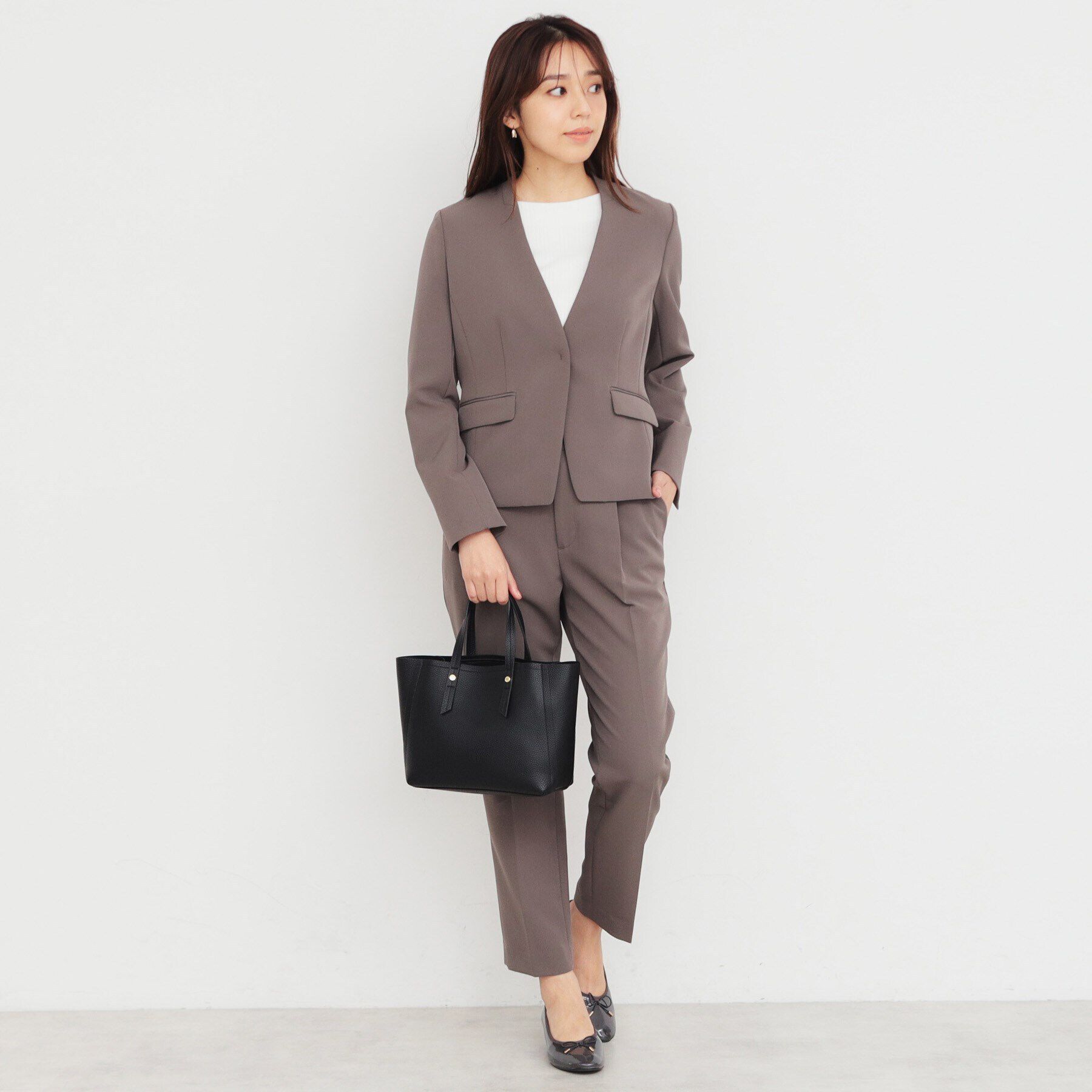 index「【2WAY】フェイクレザーミドルトートバッグ」|トートバッグ|