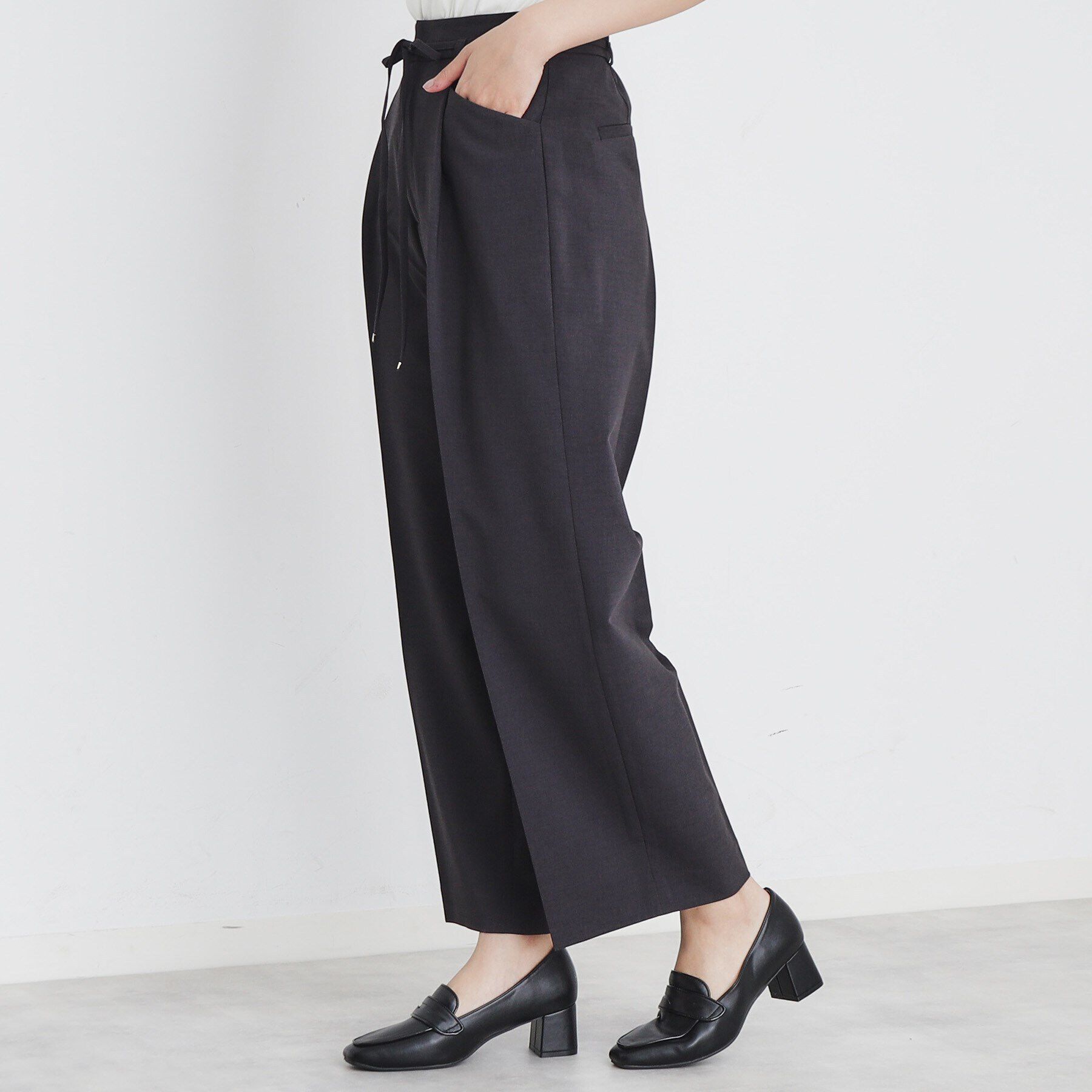 index「ツイルタックワイドパンツ【洗濯機洗い可/防シワ】」|その他|