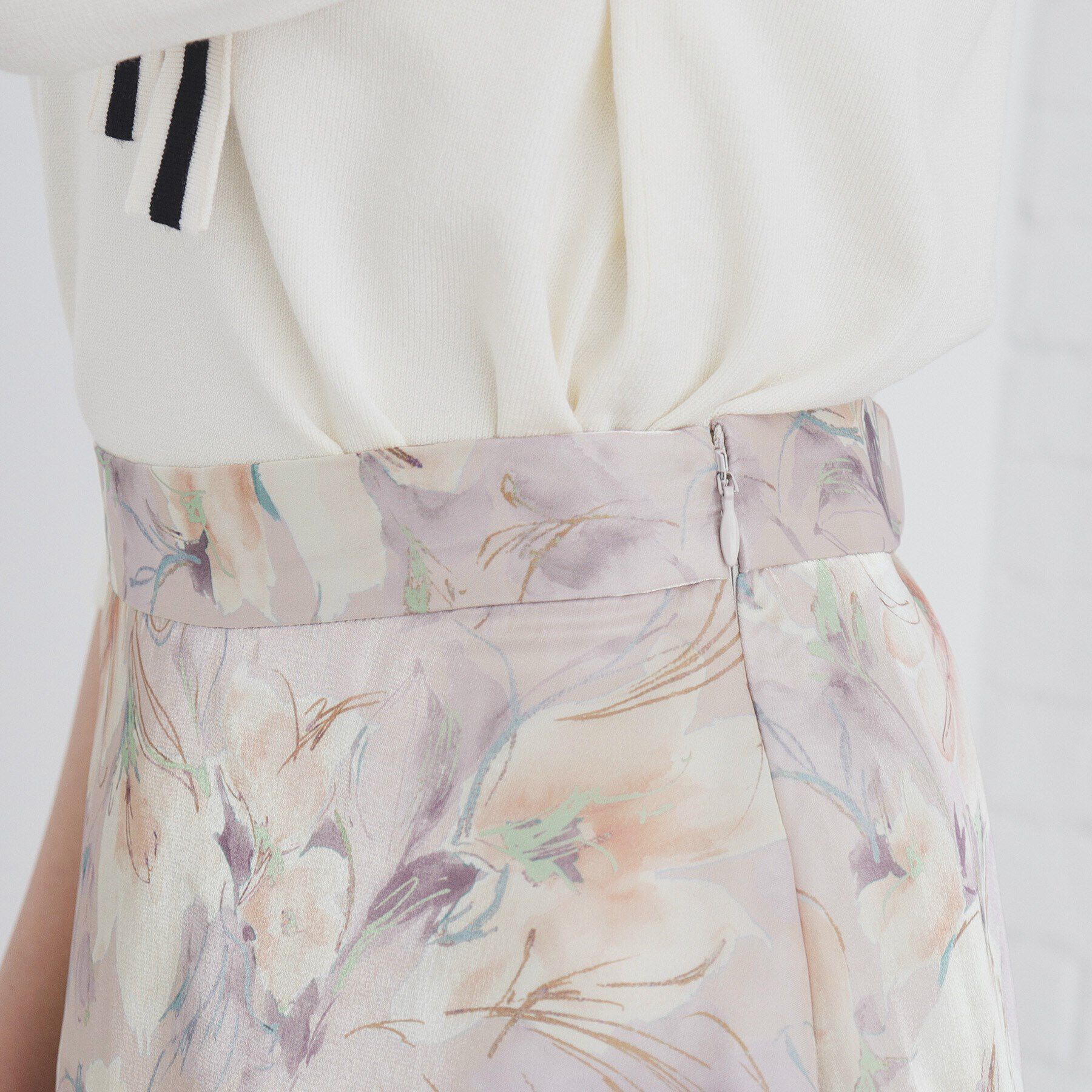 index「オーガンジーフラワーフレアスカート【洗濯機洗い可/イージーアイロン】」|スカート|