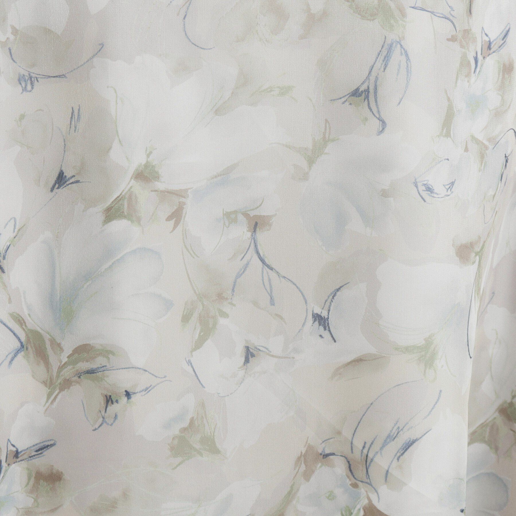 index「オーガンジーフラワーフレアスカート【洗濯機洗い可/イージーアイロン】」|スカート|