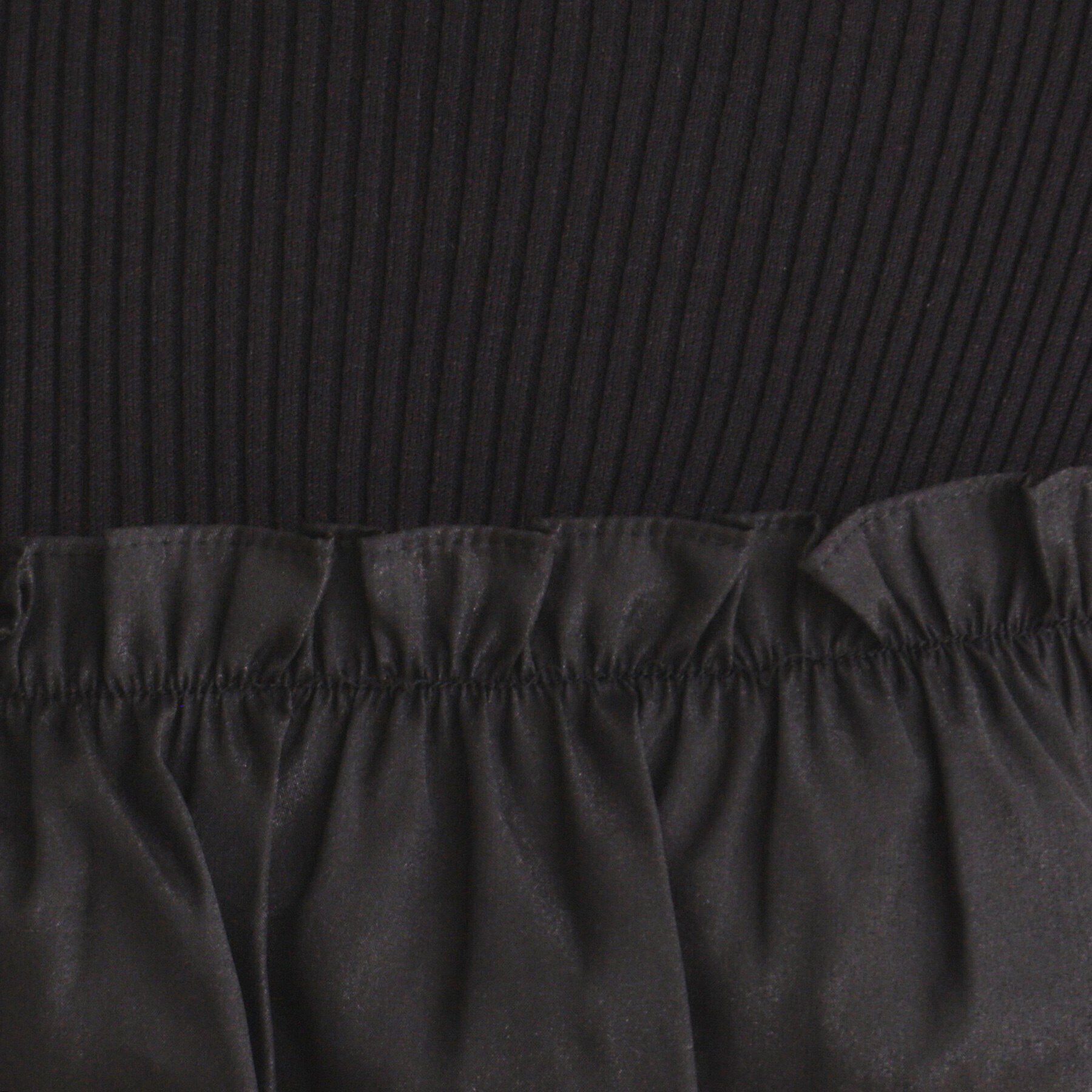 index「フリルギャザードッキングリブニット【洗濯機洗い可/抗ピル】」|ニット・セーター|