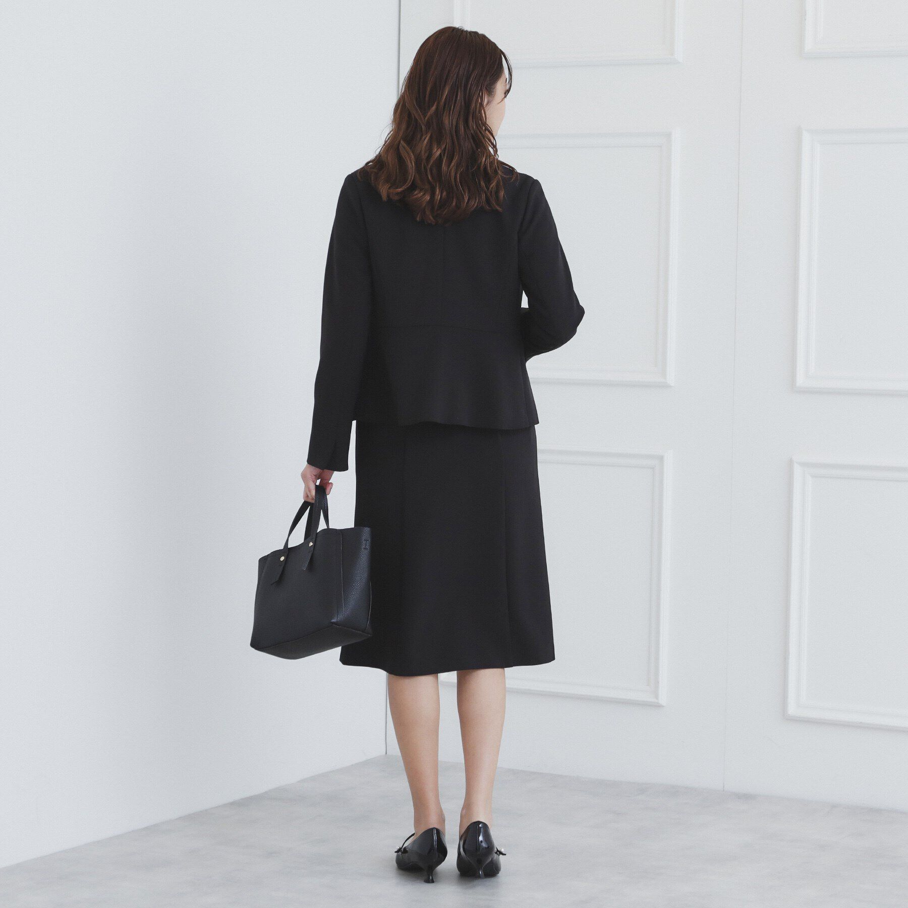 index「《通勤・セレモニー/セットアップ対応》多機能ストレッチフレアスカート【洗濯機洗い可/防シワ/抗ピル】」|スカート|