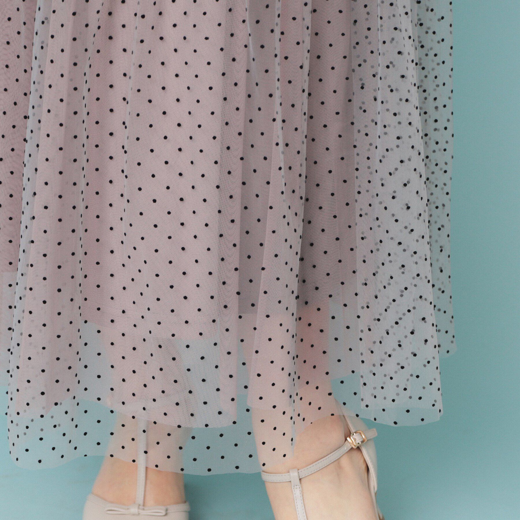 index「ドットチュールティアードスカート【洗濯機洗い可】」|スカート|