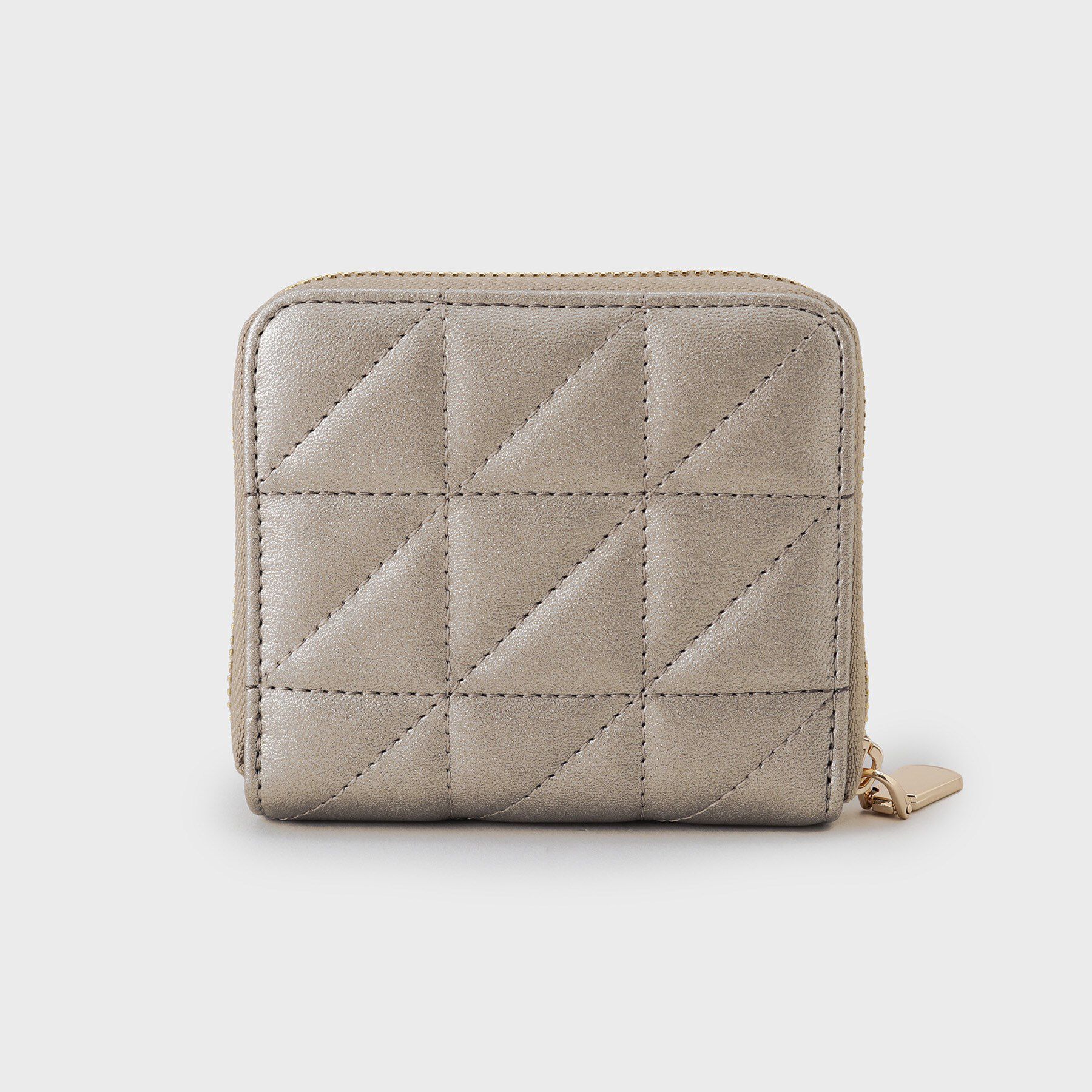 OPAQUE.CLIP「【コンパクト】キルティングデザイン二つ折りファスナーウォレット」|財布|
