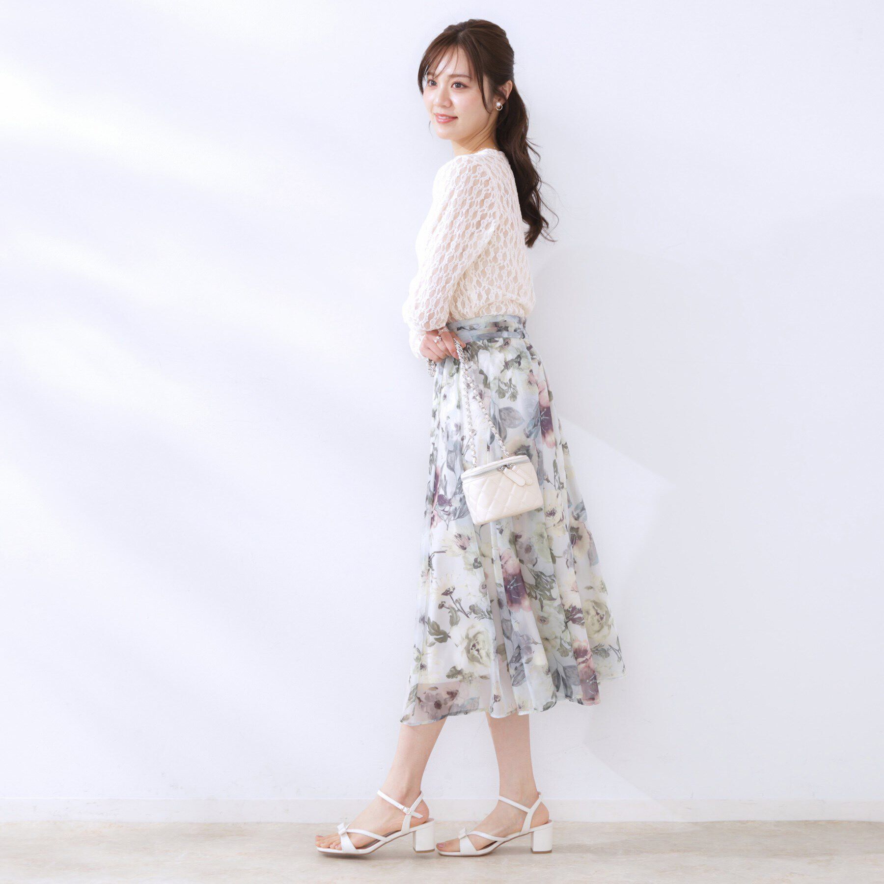 Couture broach「レースクルーネックプルオーバー」|Tシャツ・カットソー|