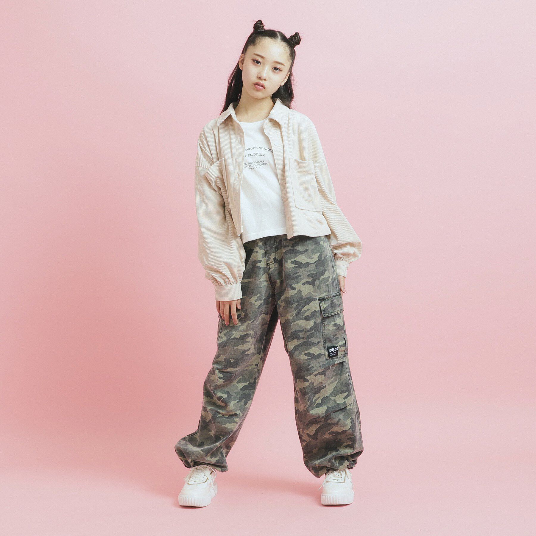 PINK-latte「ゆったりシルエットのカーゴパンツ」|その他|