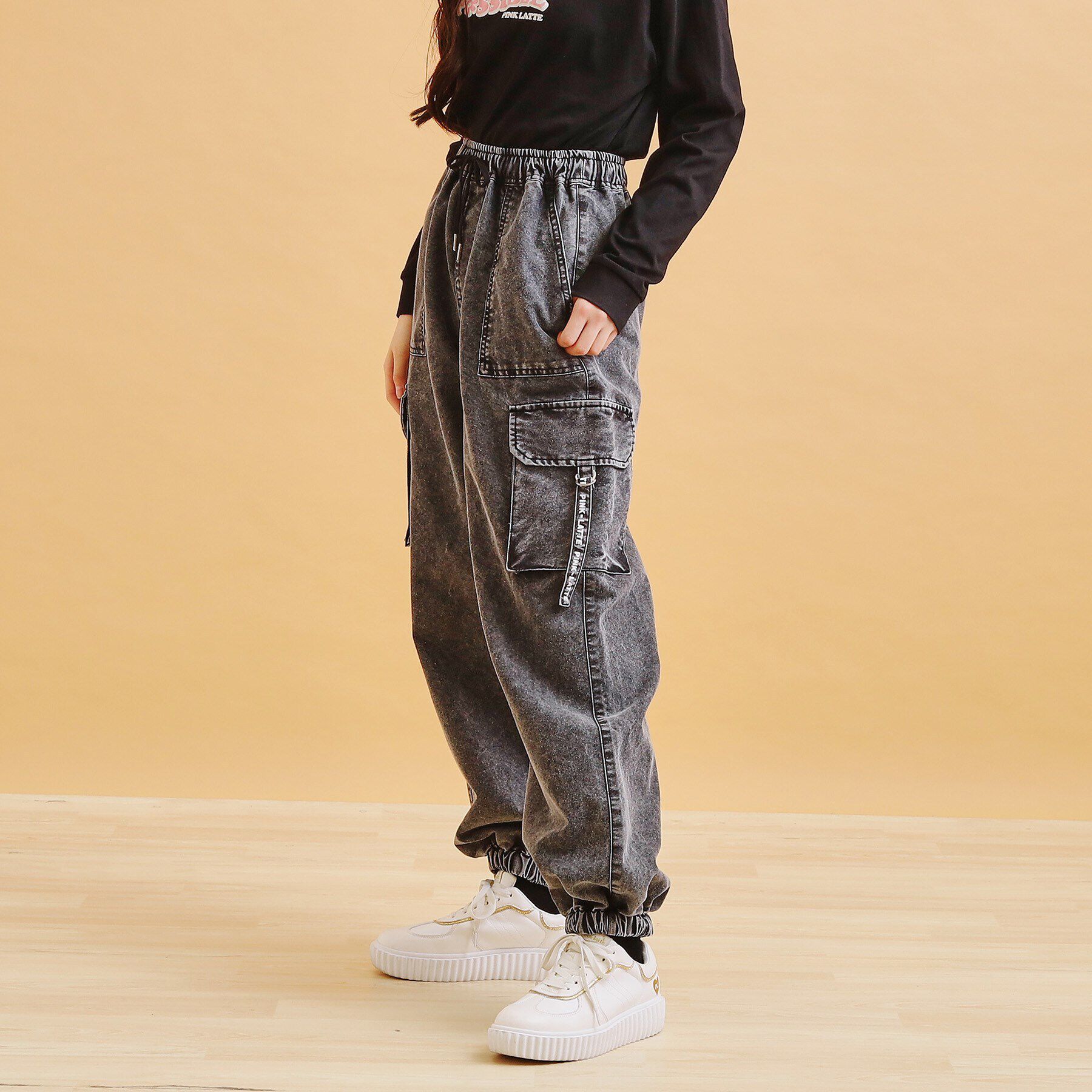 PINK-latte「デニムカーゴパンツ」|その他|