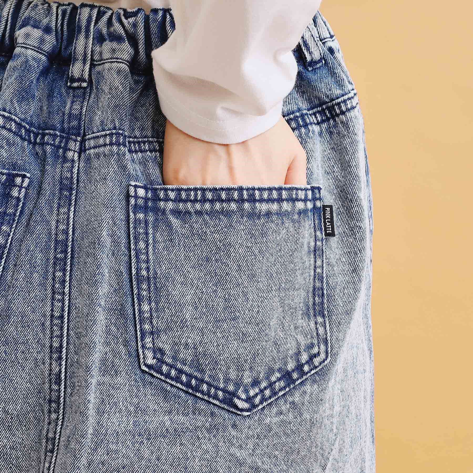 PINK-latte「リングジップ台形スカート」|スカート|