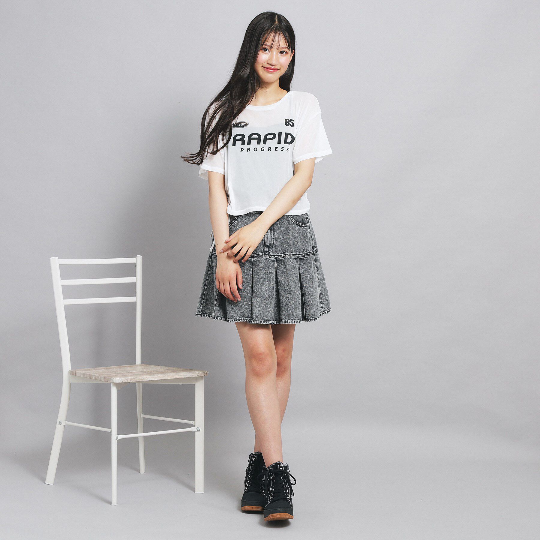 PINK-latte「【セットアイテム】シアードロストトップス＋キャミセット」|その他|