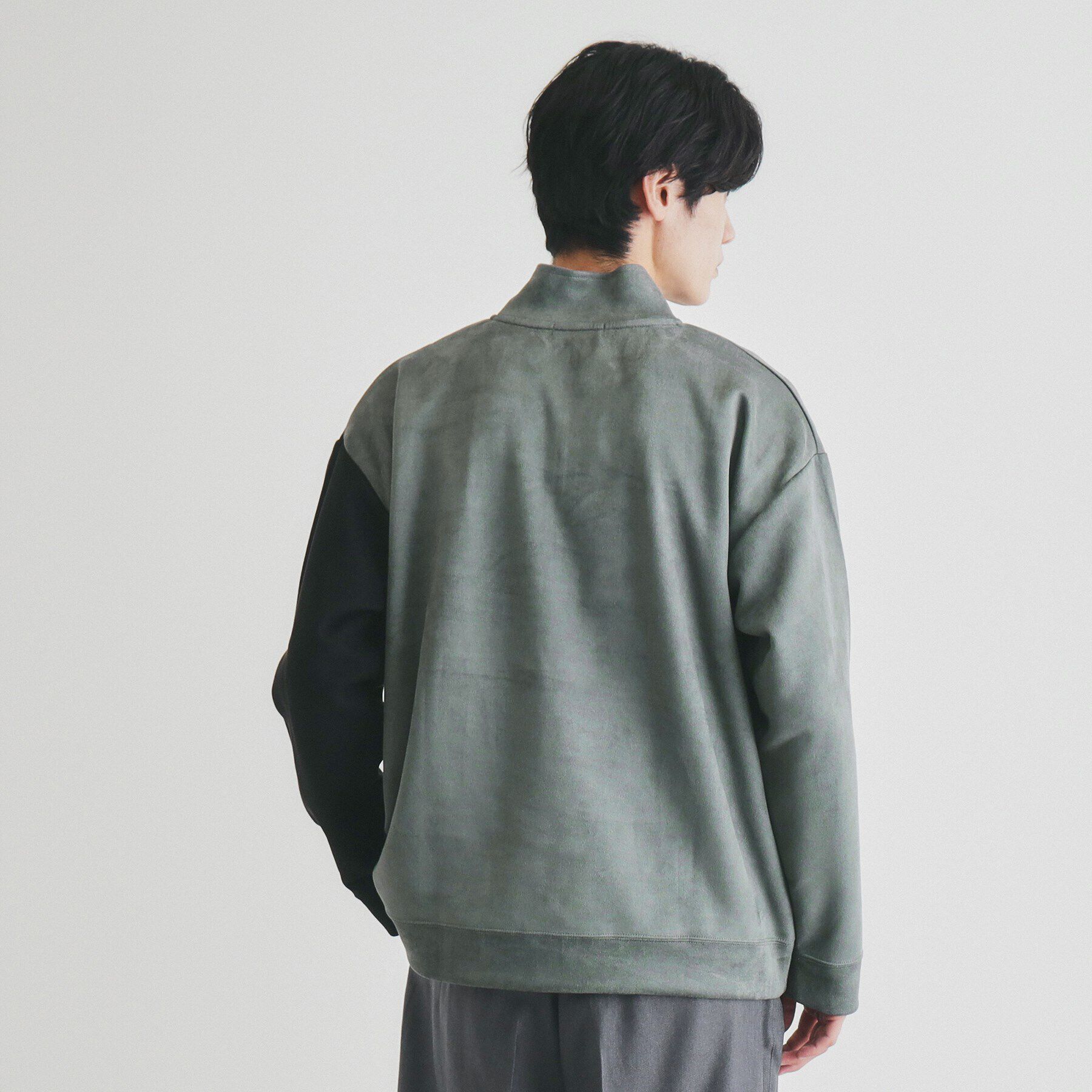 THE SHOP TK「スウェードライクハーフジッププルオーバー」|Tシャツ・カットソー|