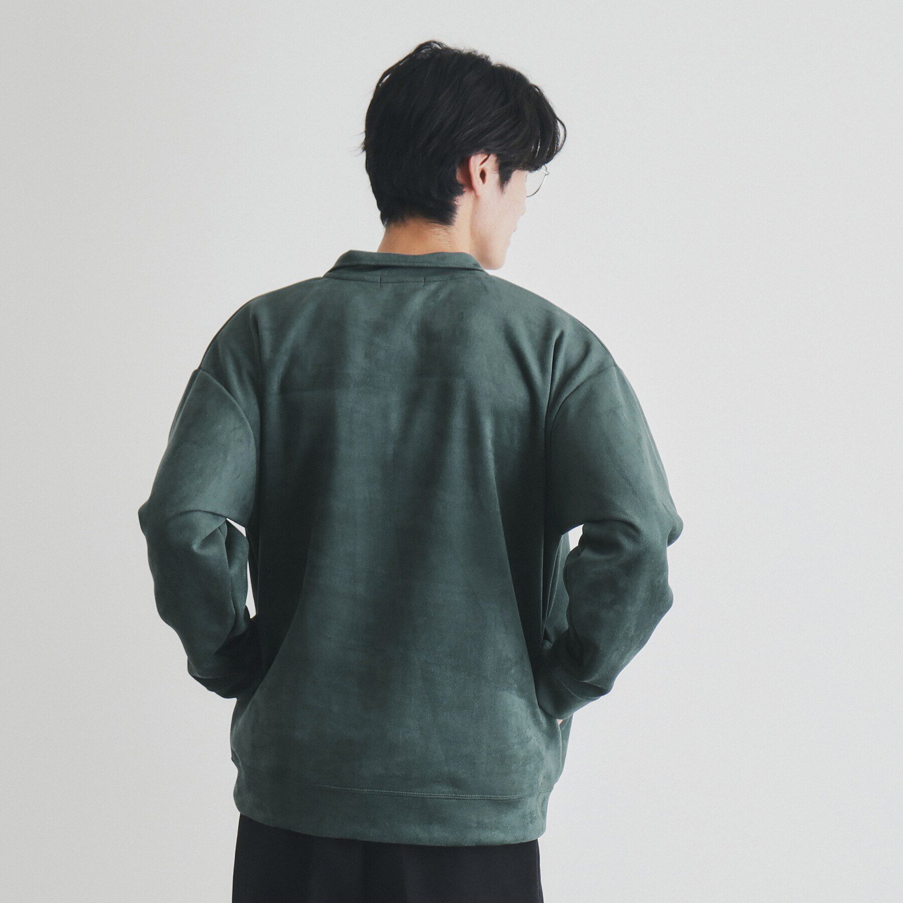 THE SHOP TK「スウェードライクハーフジッププルオーバー」|Tシャツ・カットソー|
