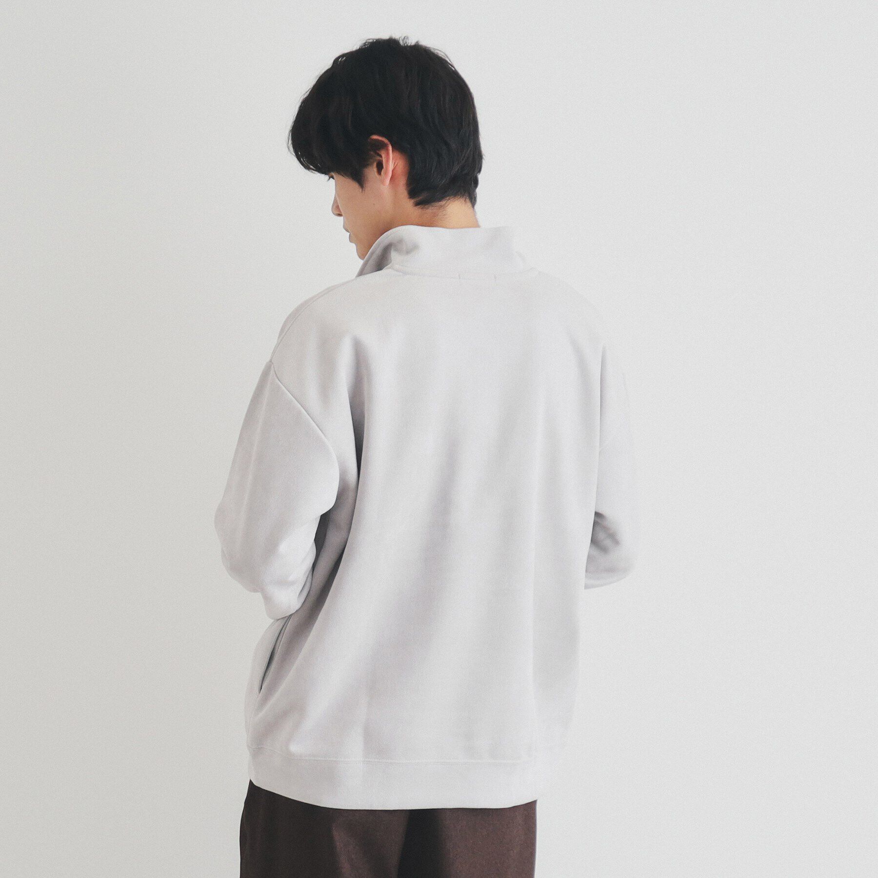 THE SHOP TK「スウェードライクハーフジッププルオーバー」|Tシャツ・カットソー|