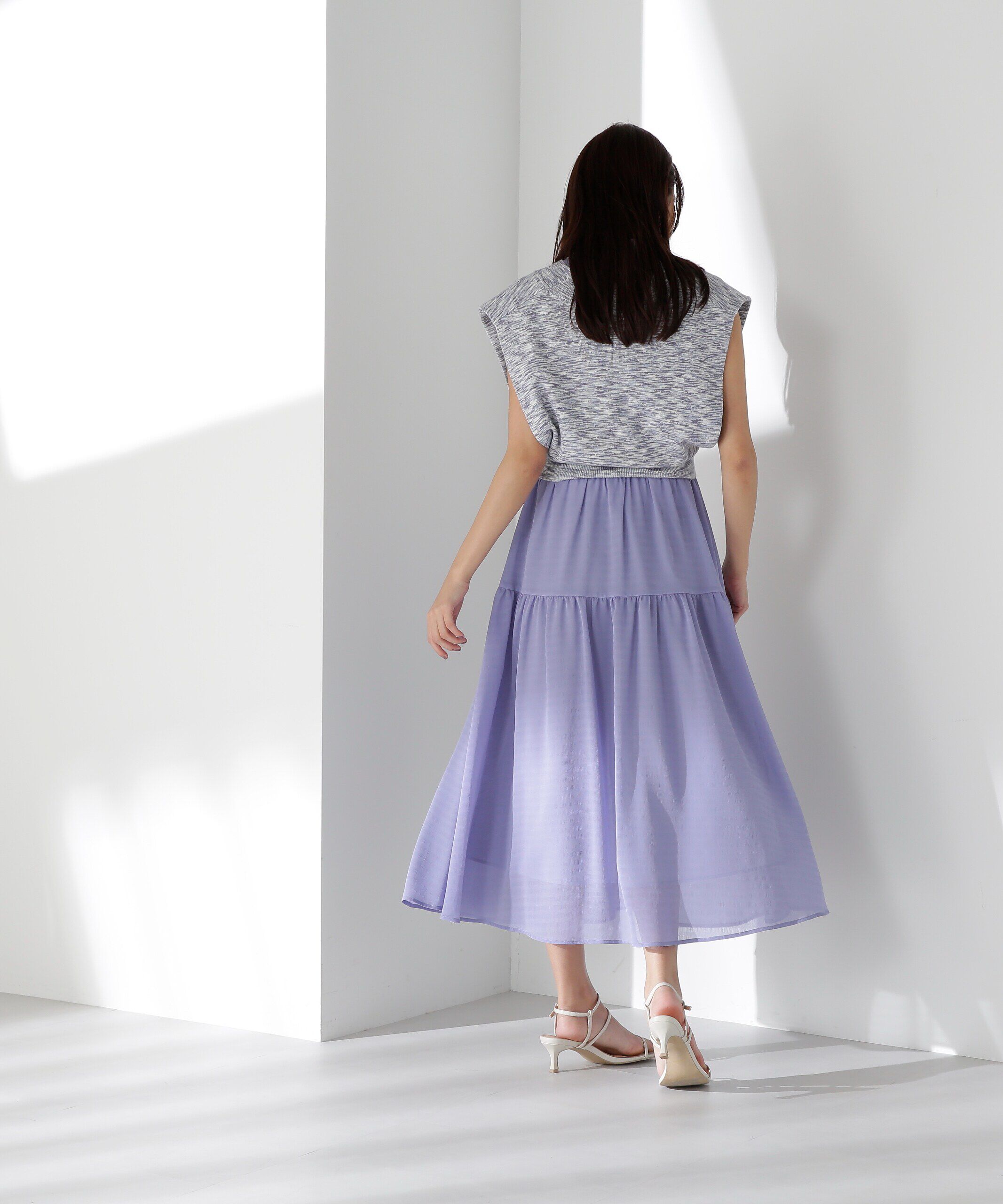  「Vネックボクシーベスト」|ニット・セーター|