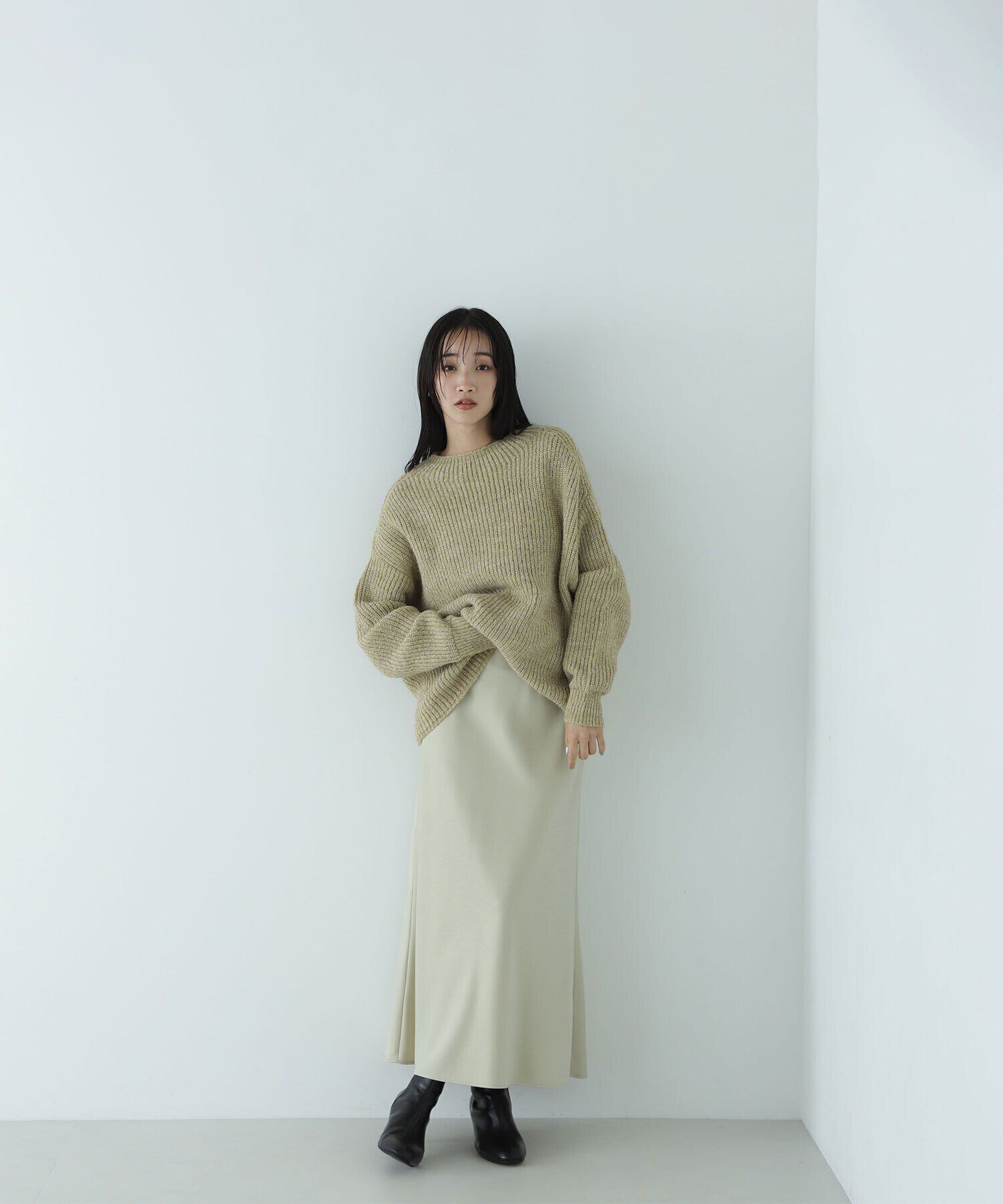  「ボトルネックラメニット」|ニット・セーター|