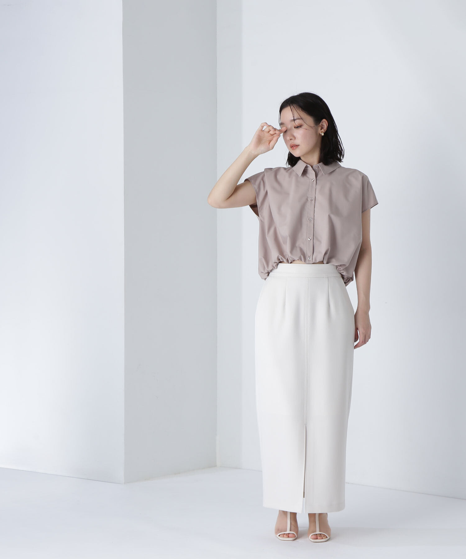  「クロップドドルマンシャツ」|シャツ・ブラウス|