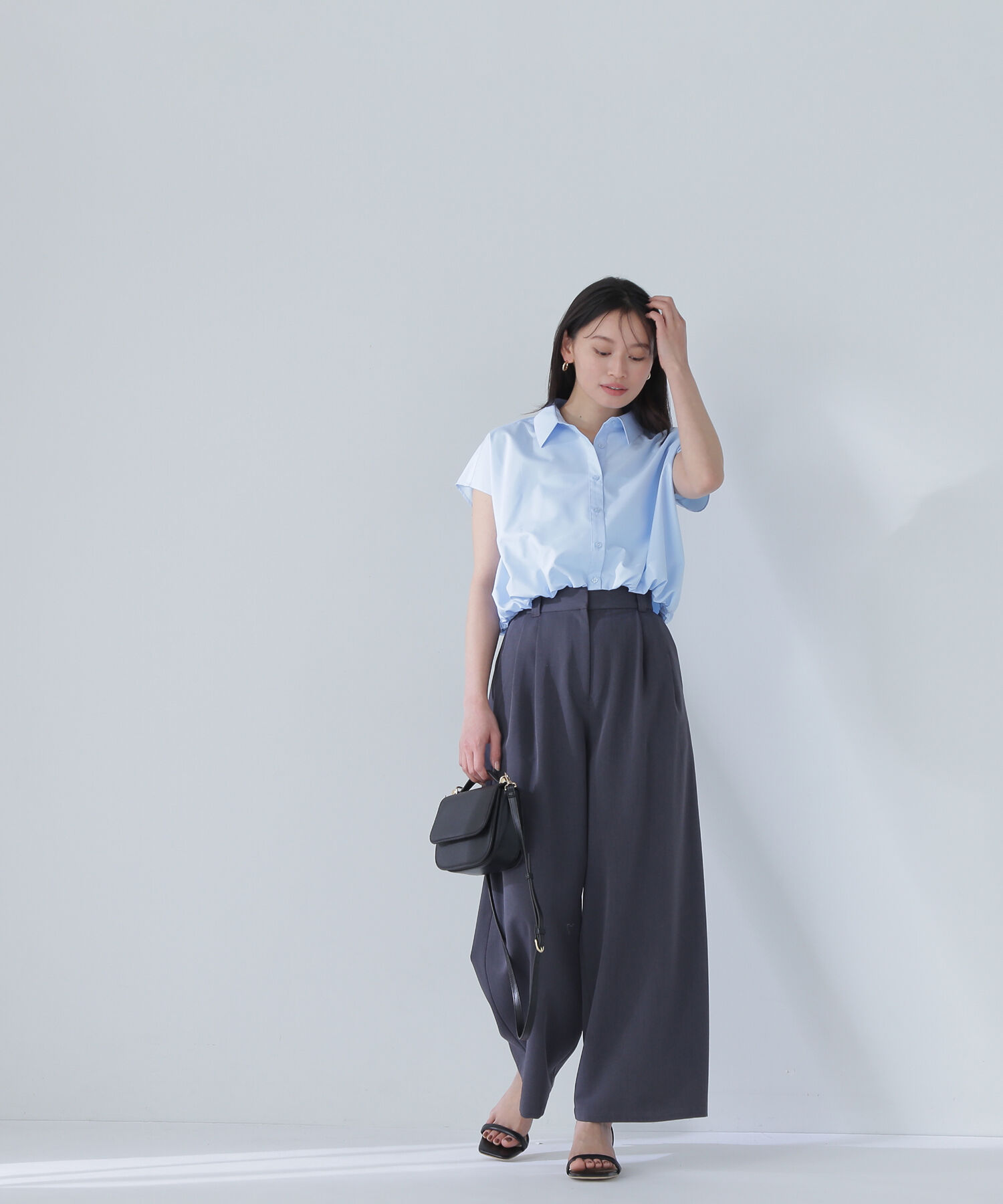  「クロップドドルマンシャツ」|シャツ・ブラウス|