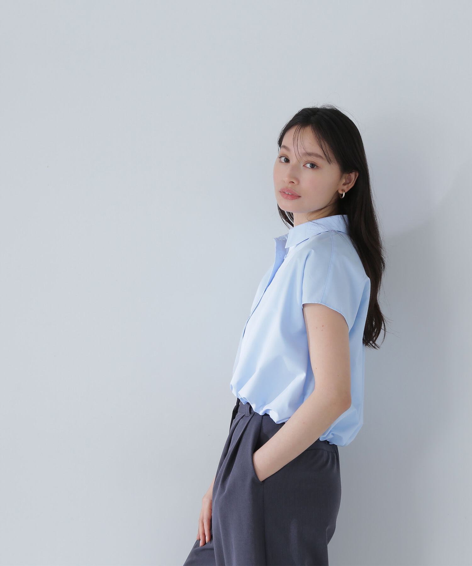  「クロップドドルマンシャツ」|シャツ・ブラウス|