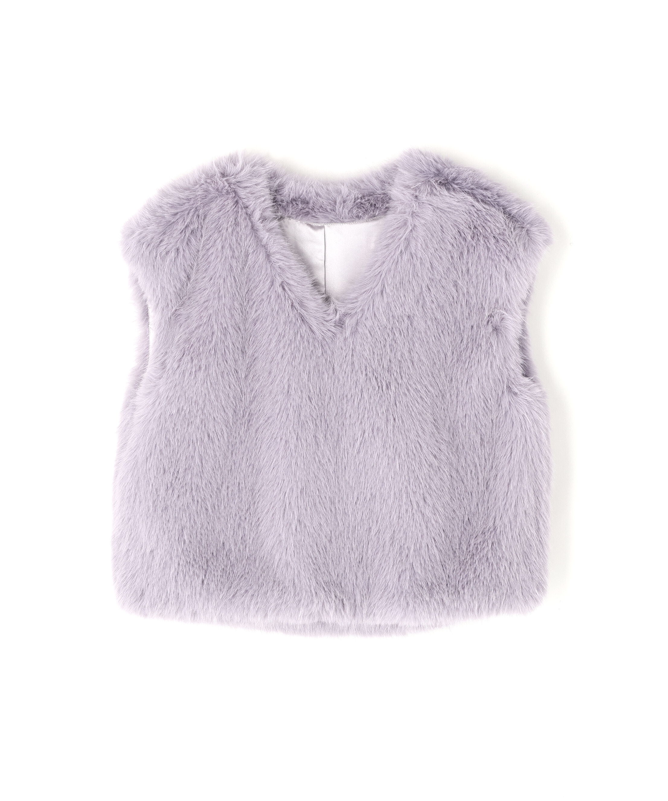  「フェイクファーショートベスト」|ブルゾン・スタジャン|