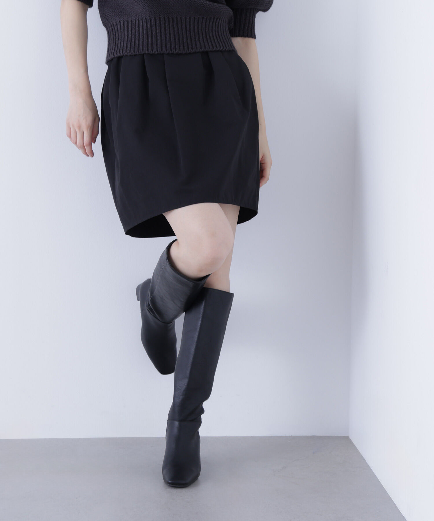  「ギャザーフォルムミニスカート」|スカート|