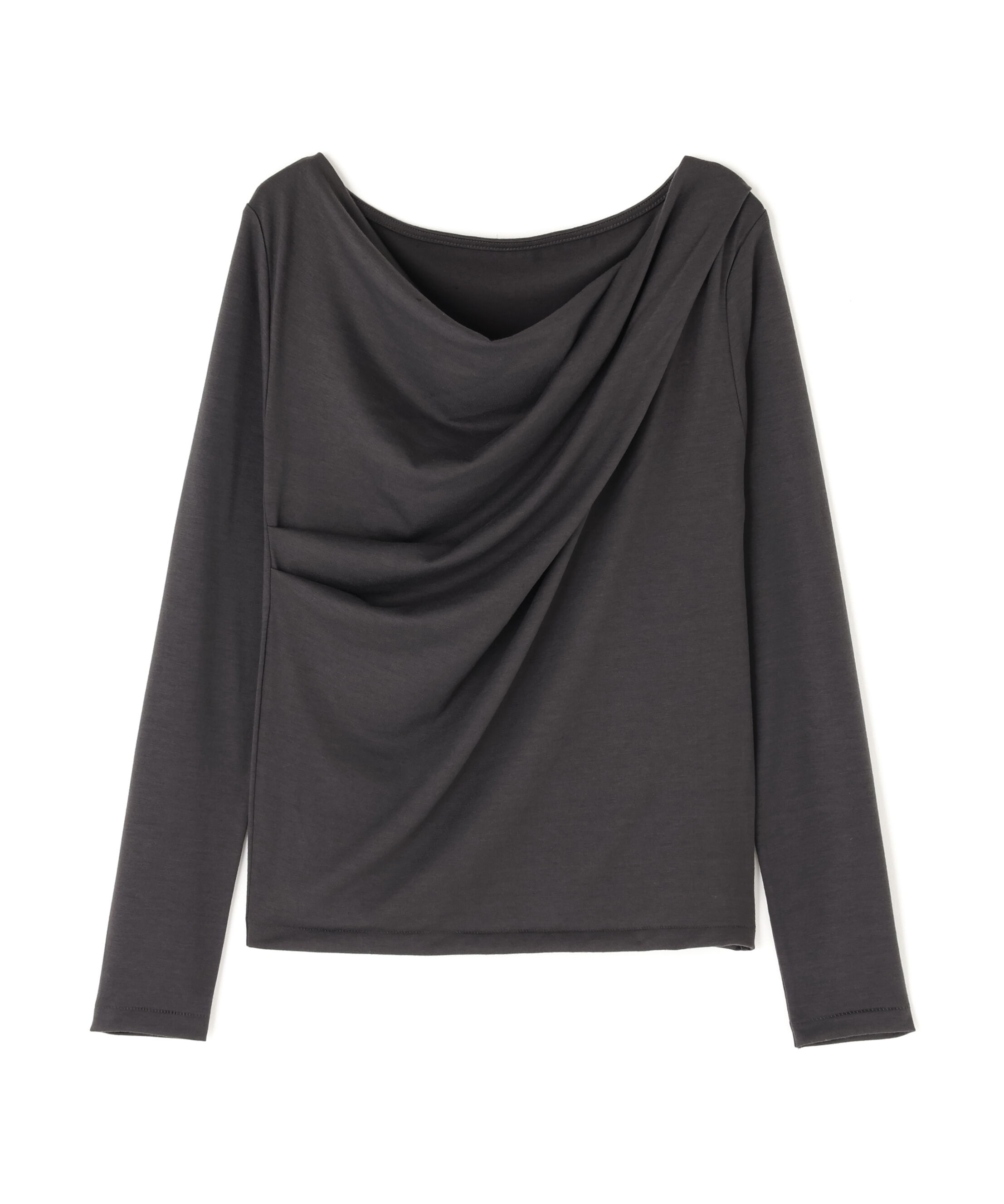  「ドレープネックカットソー」|Tシャツ・カットソー|