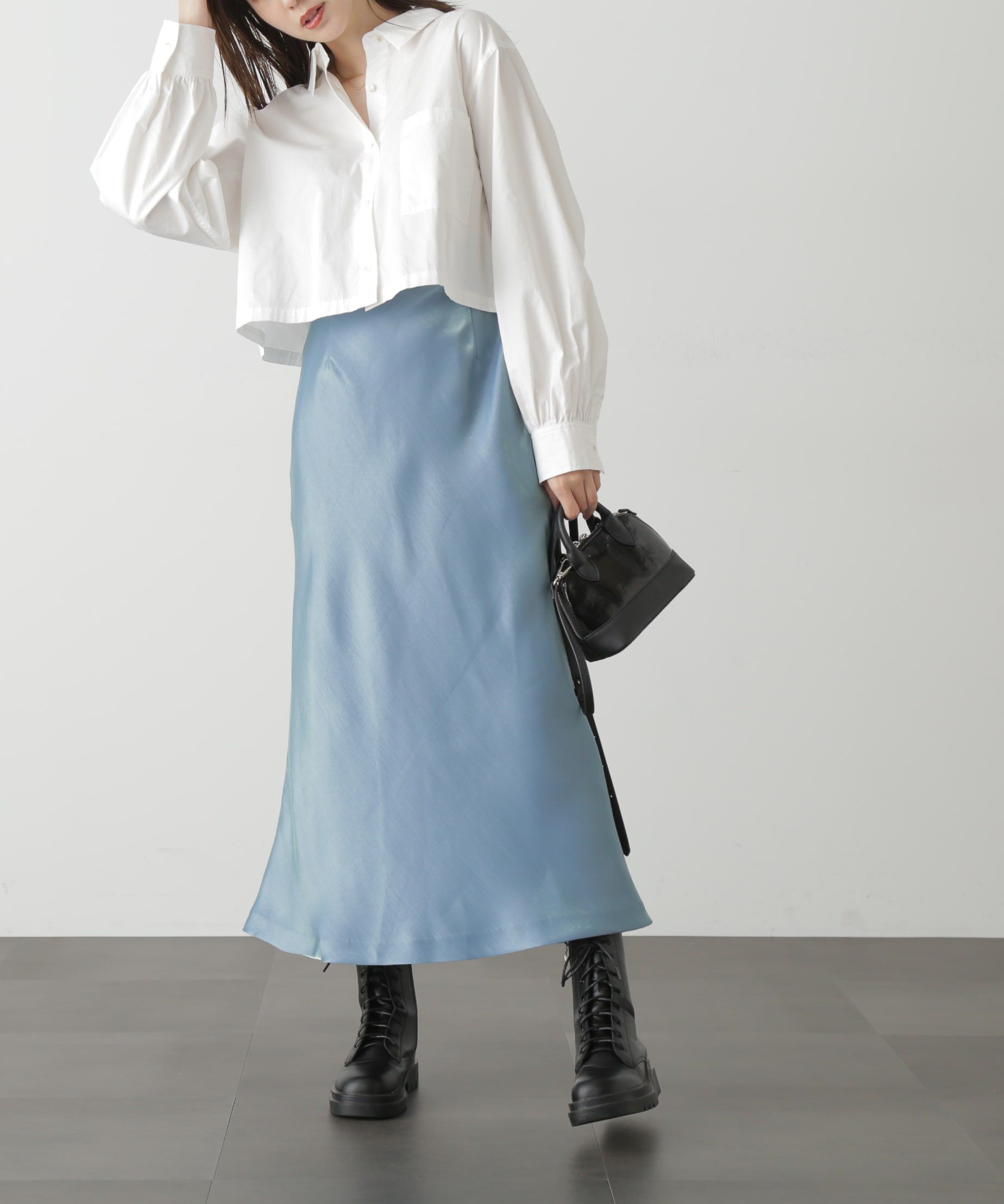  「シャイニーナロースカート」|スカート|