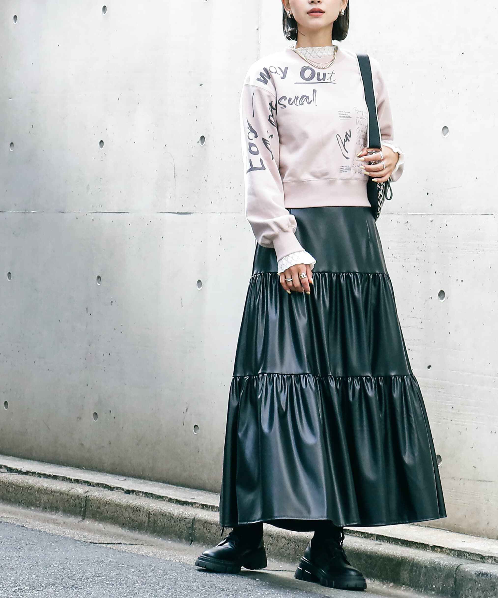  「ブラッシュロゴプリントコンパクトスウェット」|Tシャツ・カットソー|