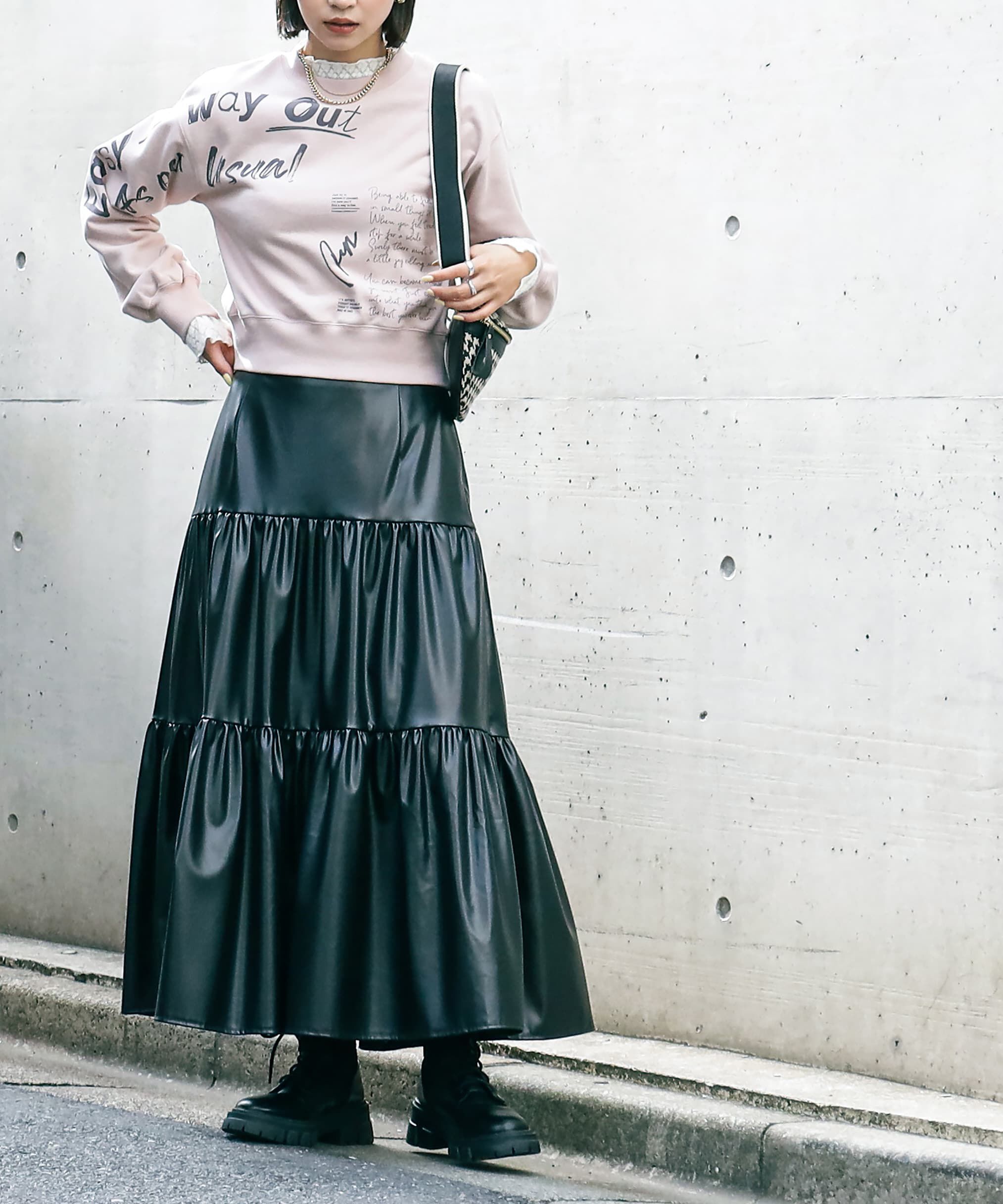  「ブラッシュロゴプリントコンパクトスウェット」|Tシャツ・カットソー|