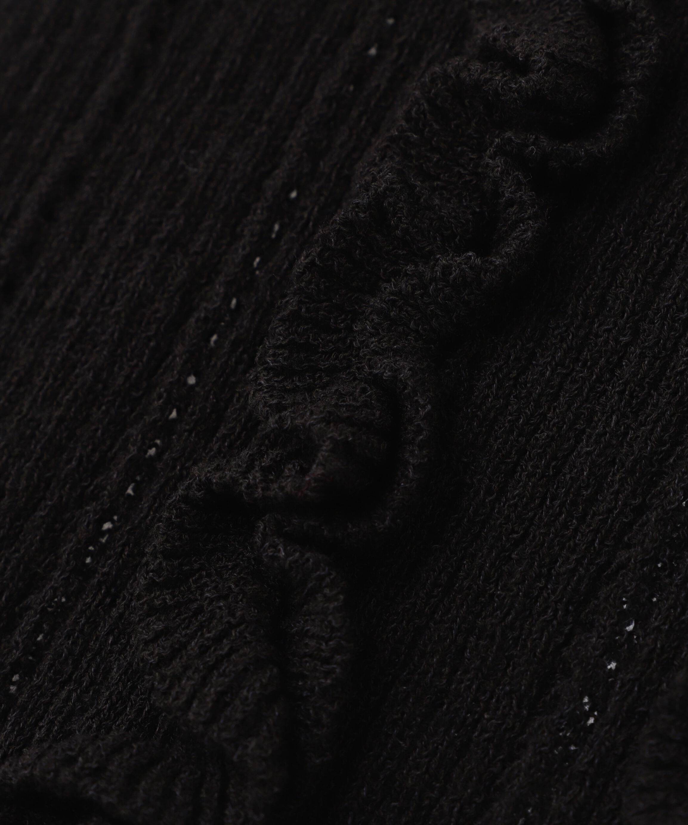  「フリルアイレットリブニットカーディガン」|ニット・セーター|