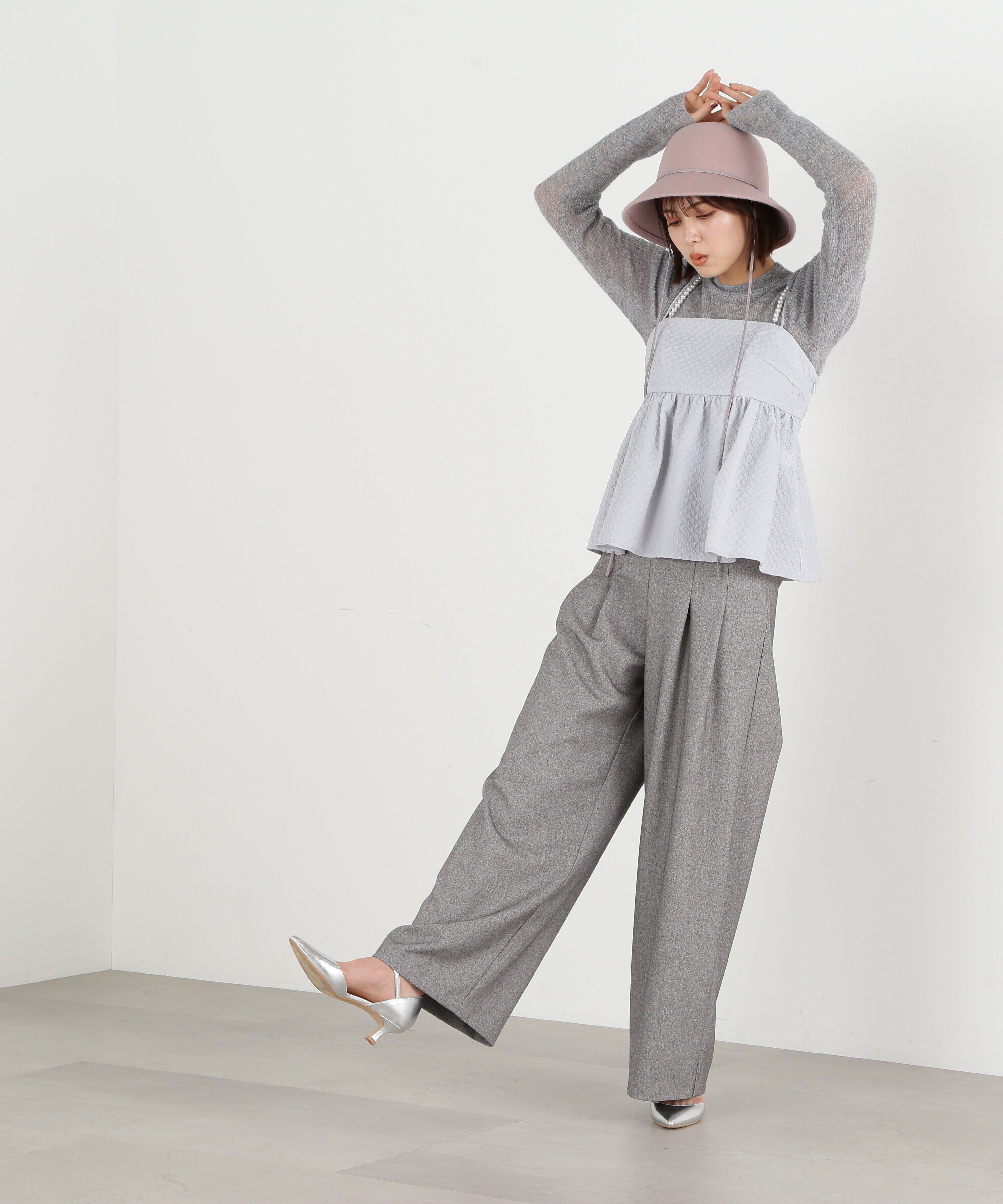  「モヘアコンヘアリーシアートップス」|ニット・セーター|