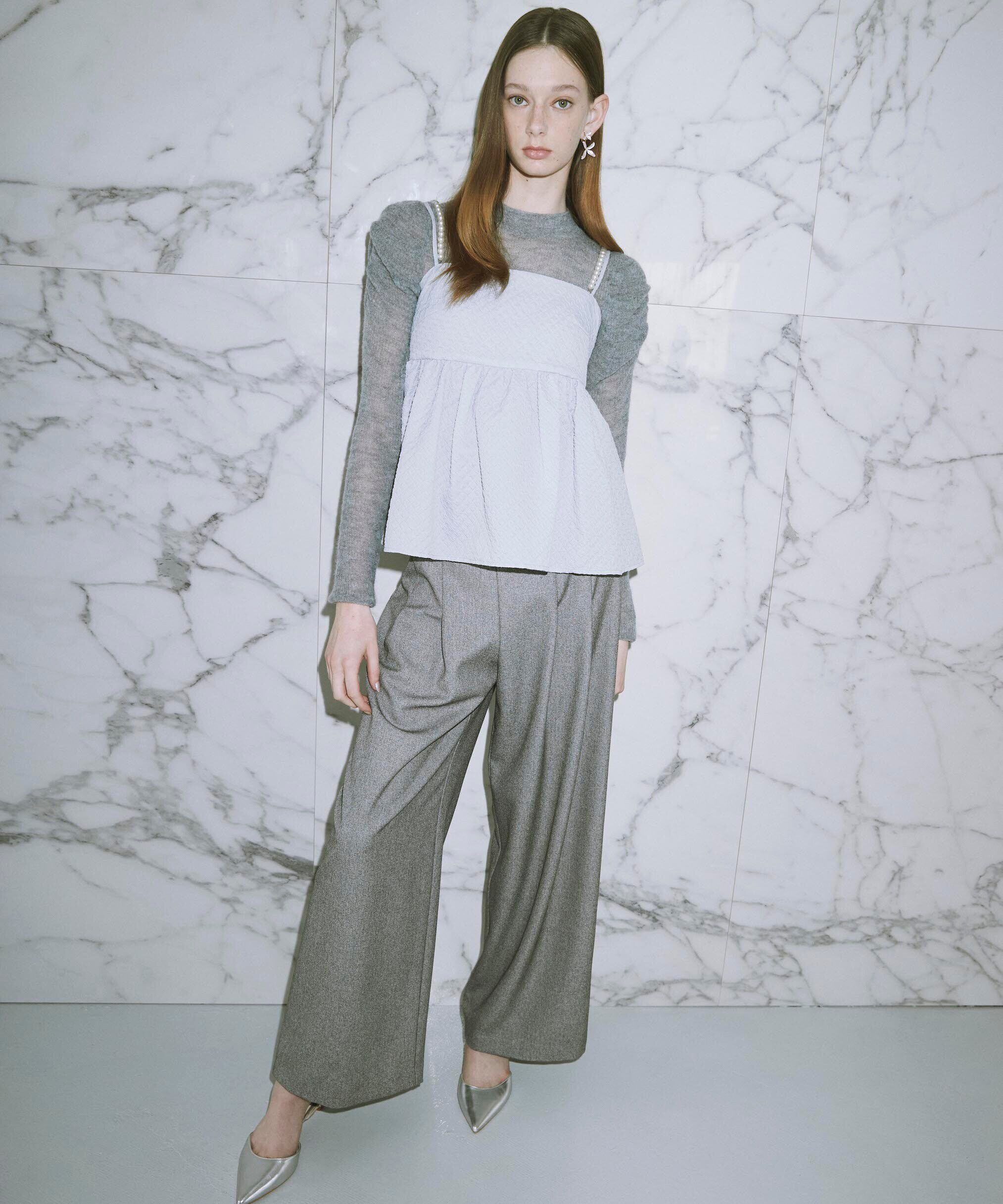  「モヘアコンヘアリーシアートップス」|ニット・セーター|