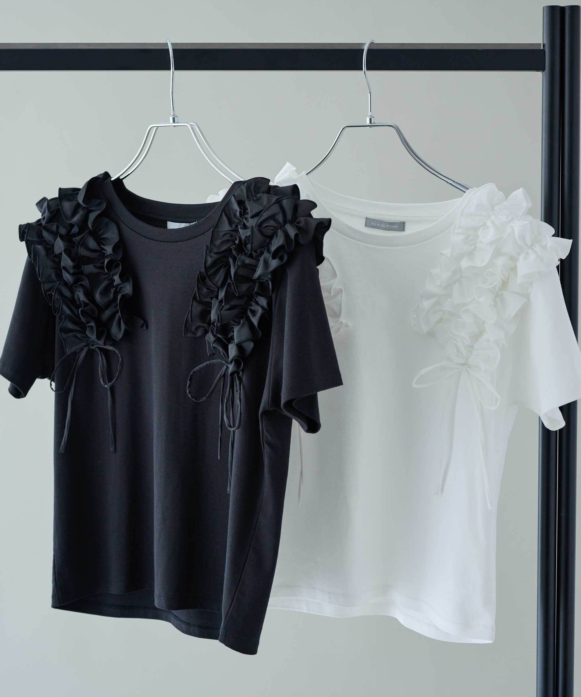  「ボリュームフリルTシャツ」|Tシャツ・カットソー|