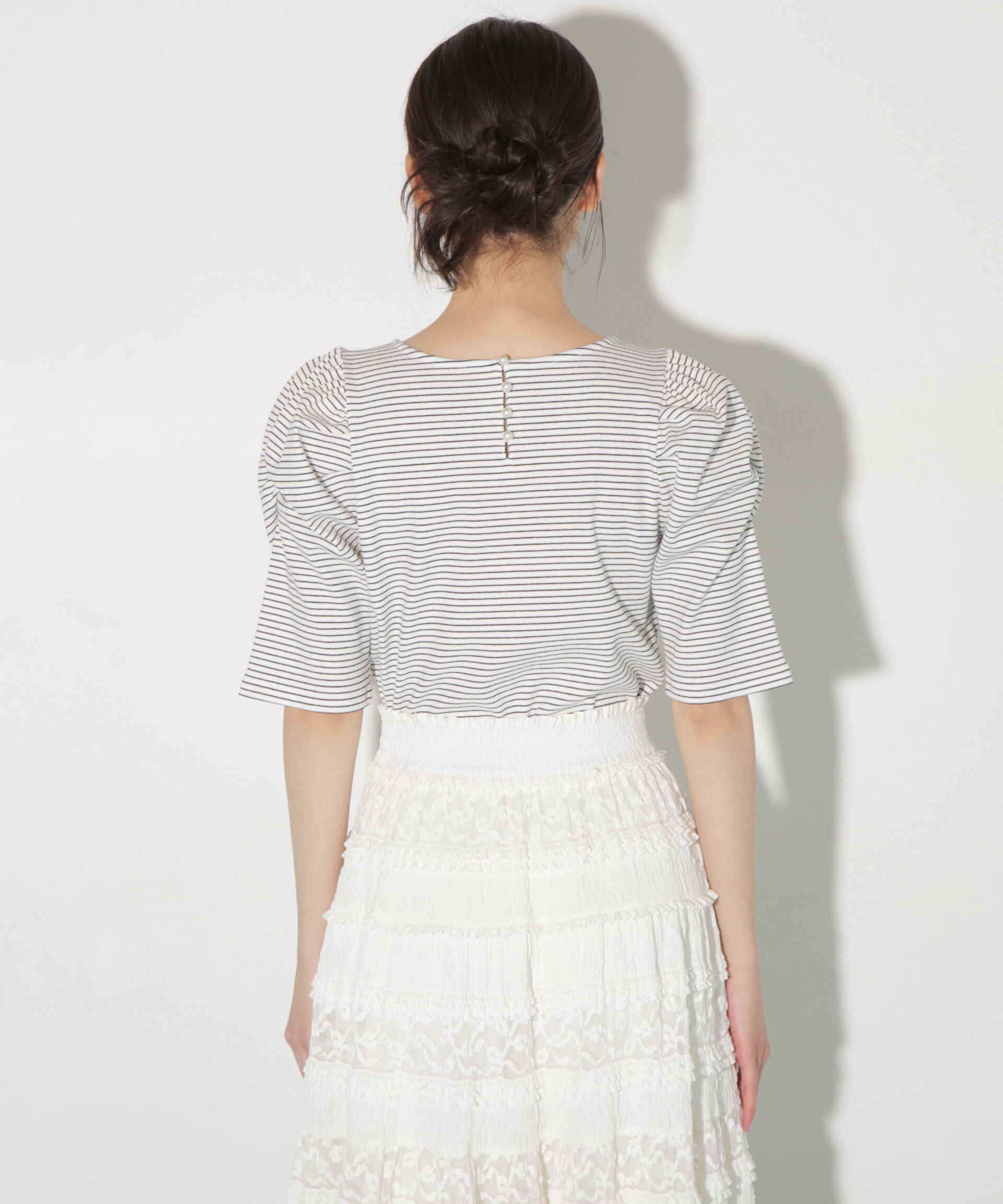  「プレート付きパワショルカットソー」|Tシャツ・カットソー|