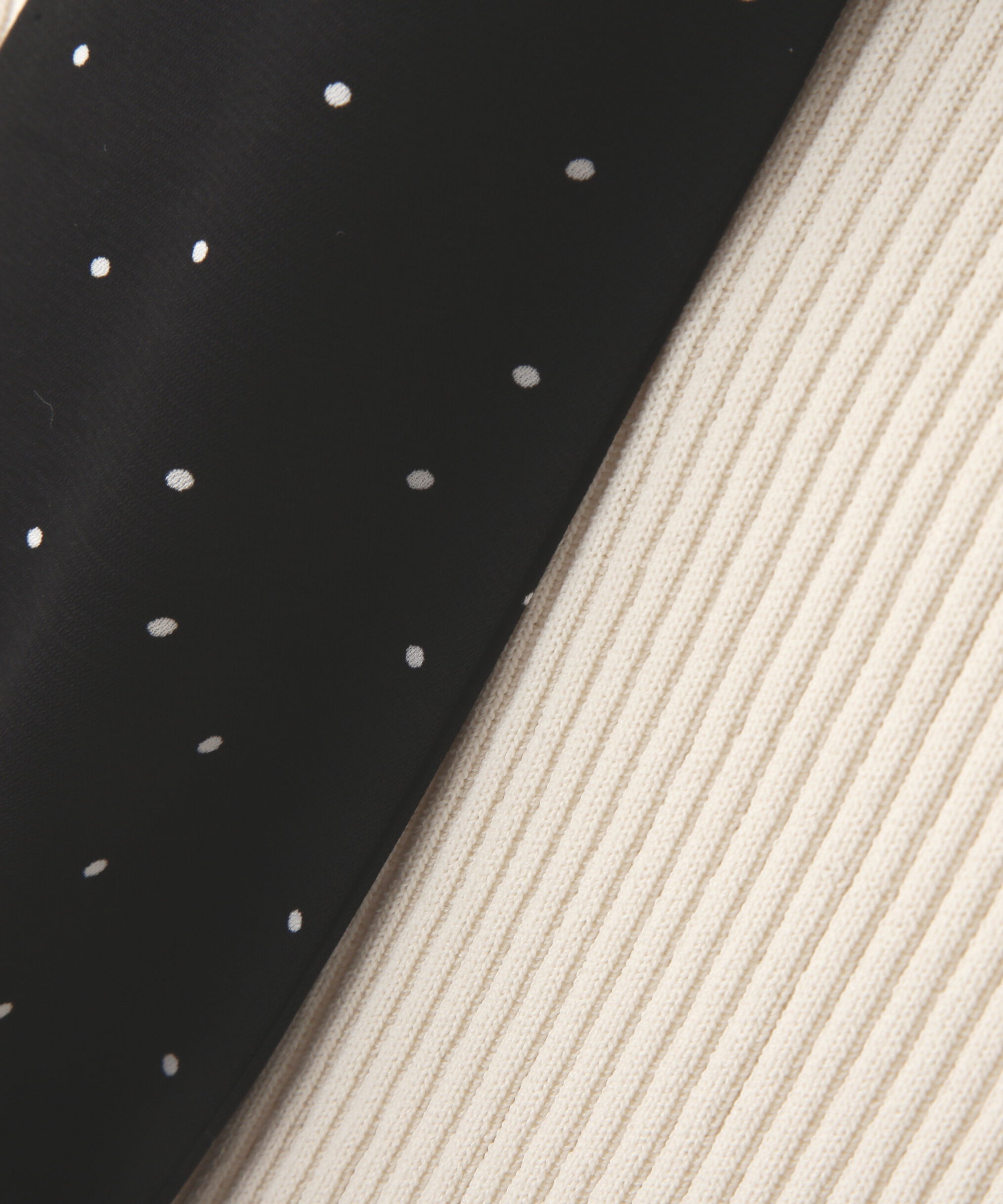  「ボウタイリブニット」|ニット・セーター|