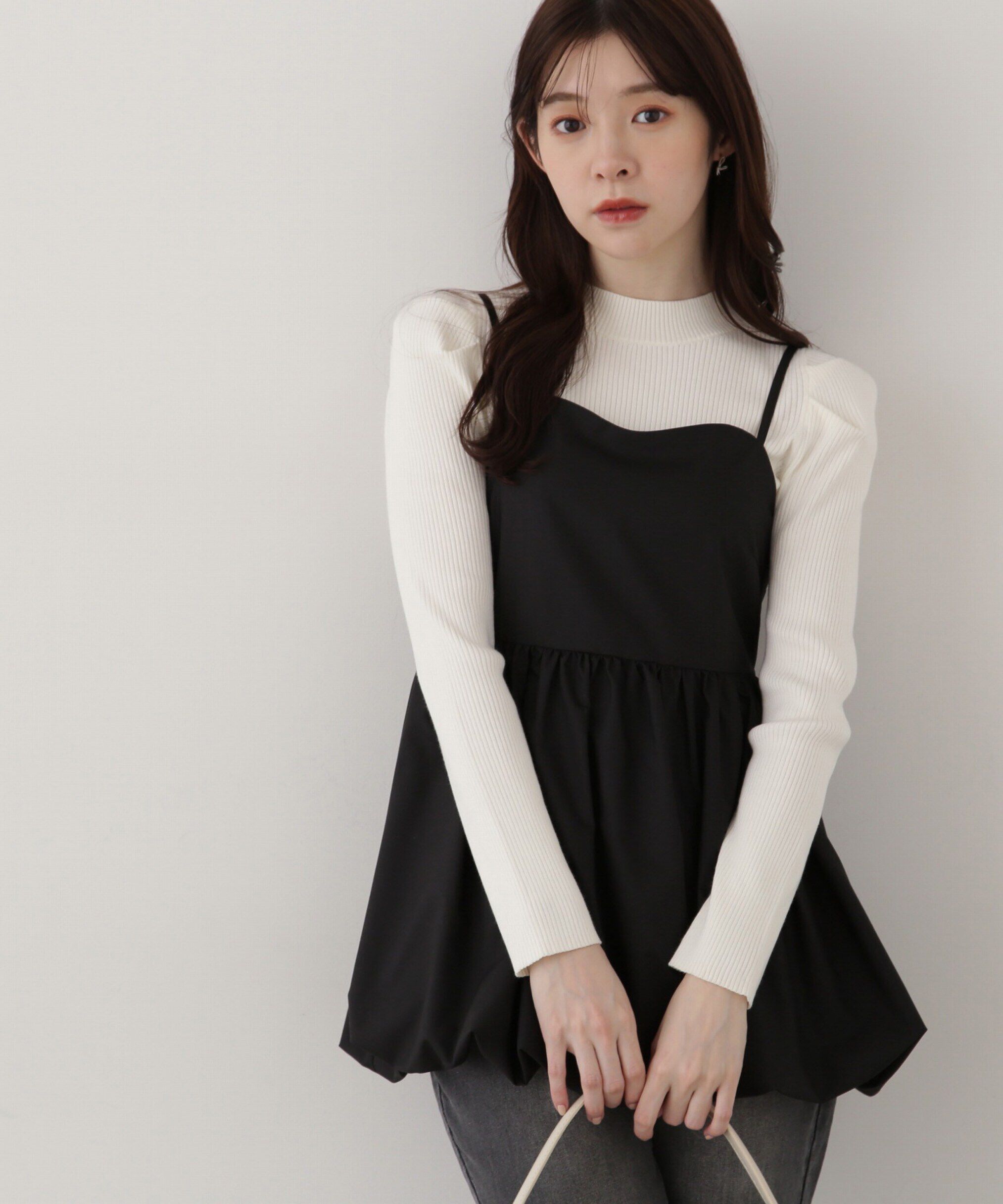 PROPORTION BODY DRESSING「ペプラムバルーンビスチェ」|シャツ・ブラウス|