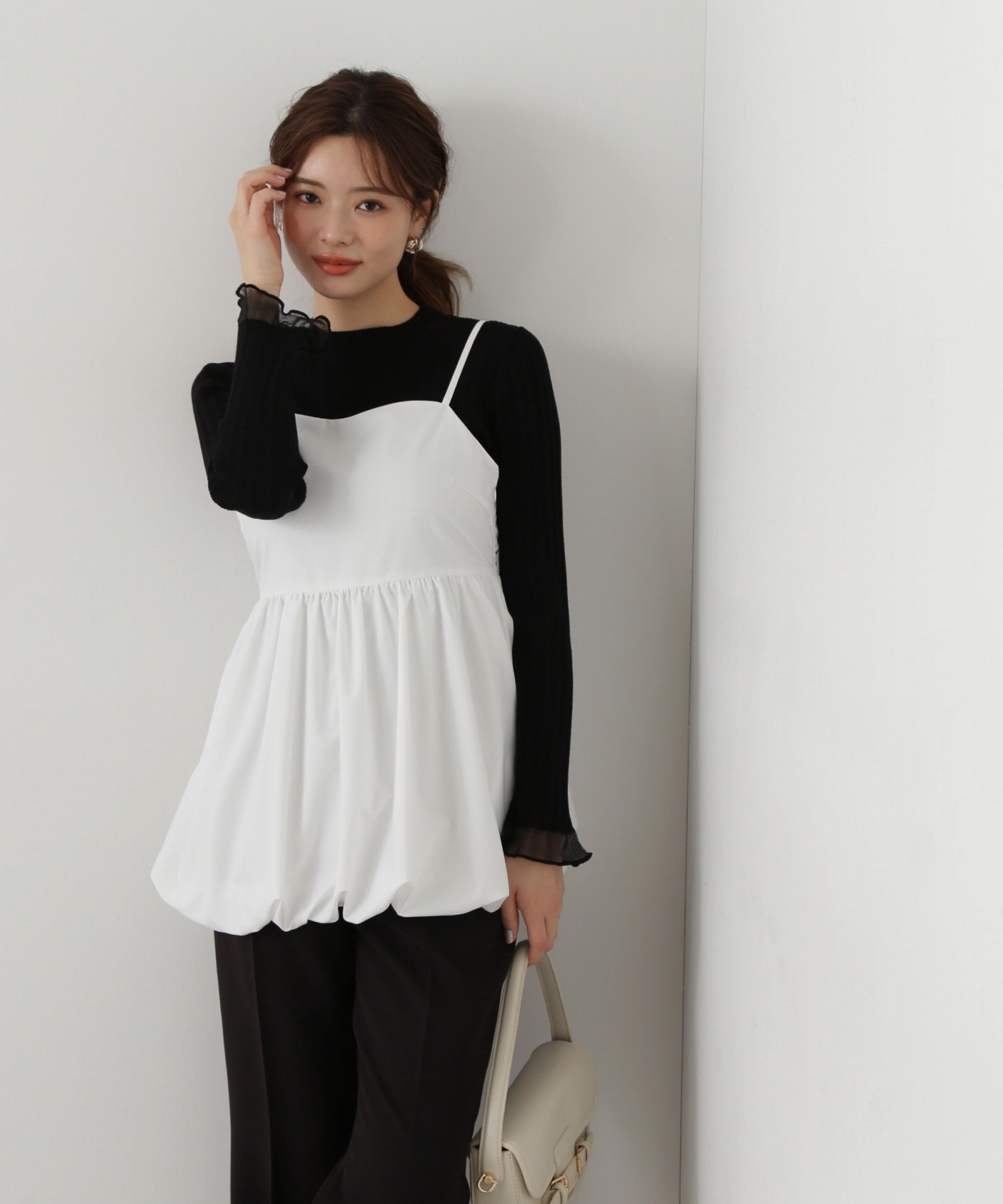 PROPORTION BODY DRESSING「ペプラムバルーンビスチェ」|シャツ・ブラウス|