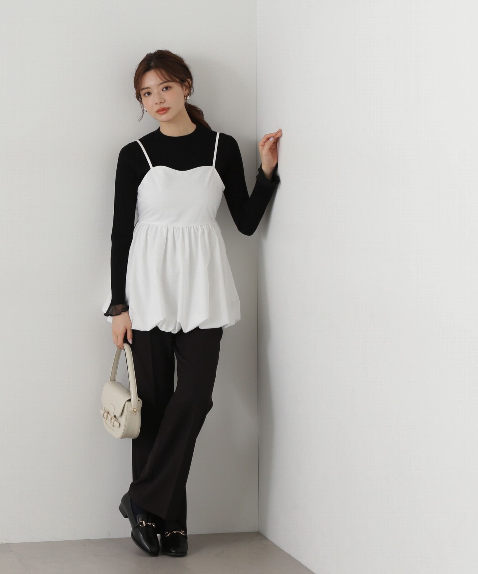 PROPORTION BODY DRESSING「ペプラムバルーンビスチェ」|シャツ・ブラウス|