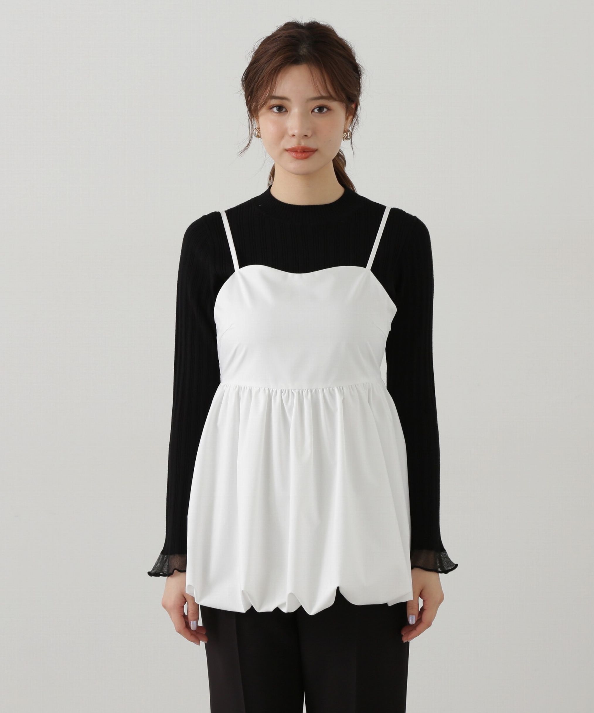 PROPORTION BODY DRESSING「ペプラムバルーンビスチェ」|シャツ・ブラウス|